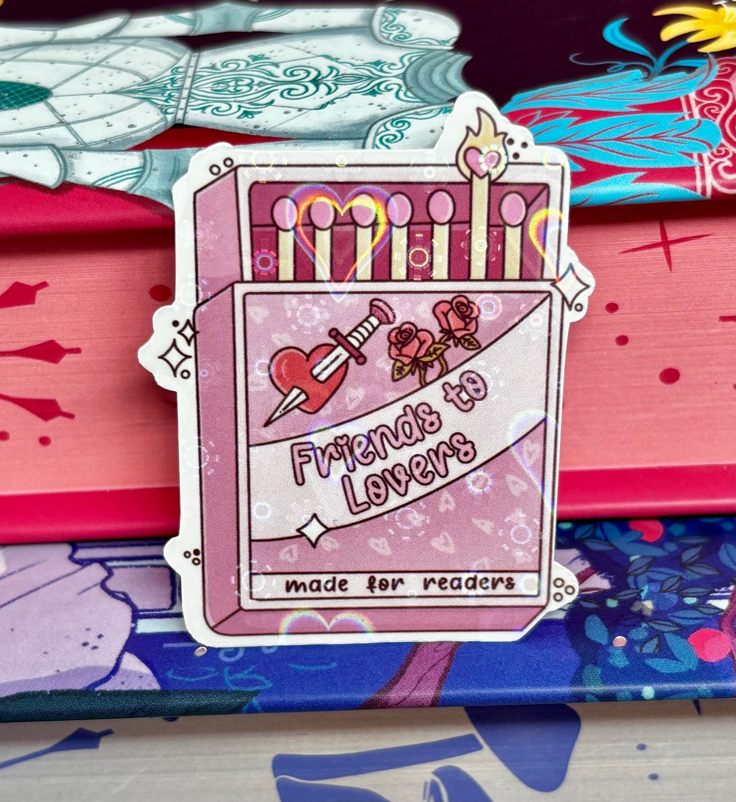 Mini Friends To Lovers Matches Romance Tropes Sticker