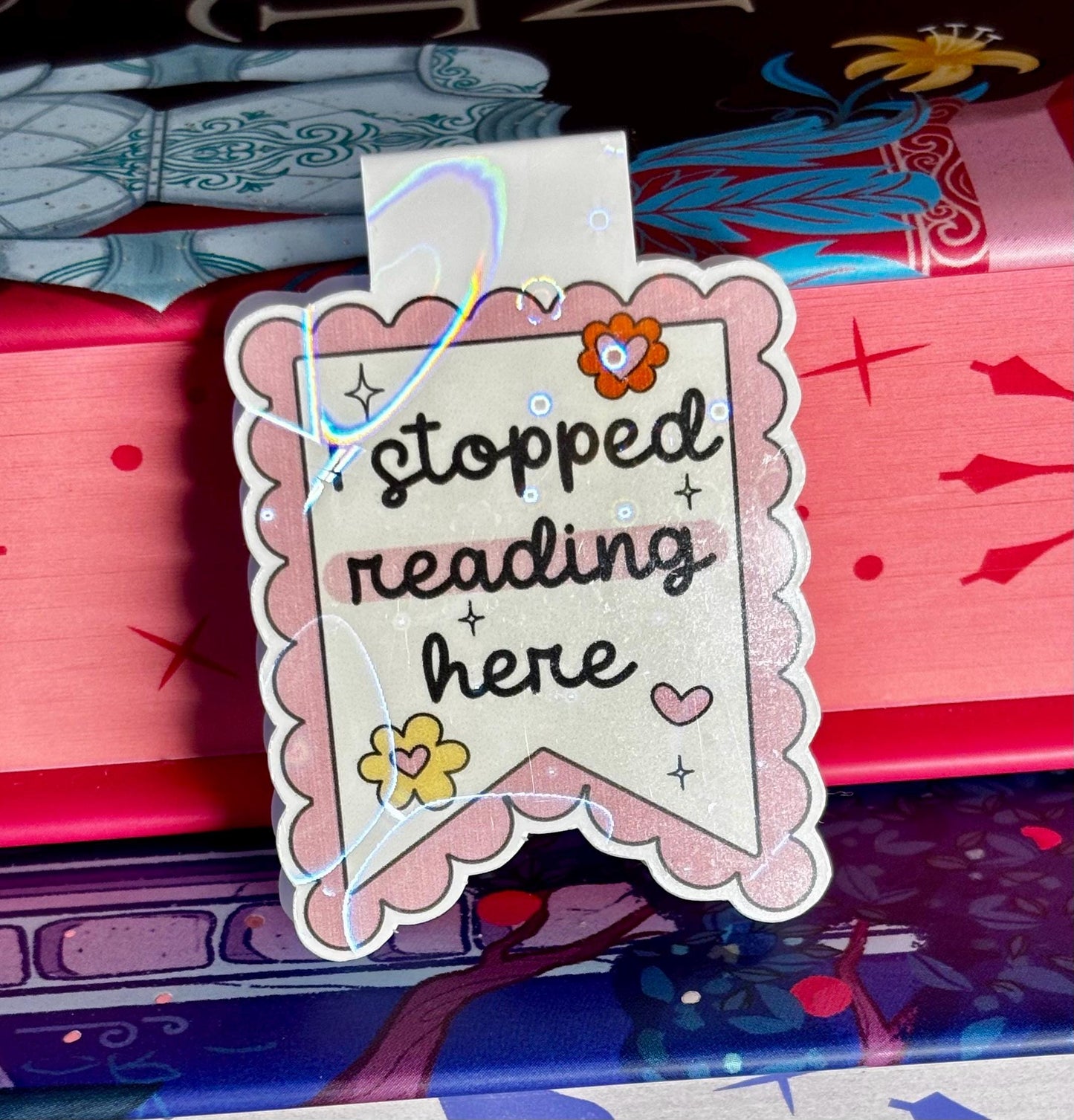Mini I Stopped Reading Here Magnetic Bookmark