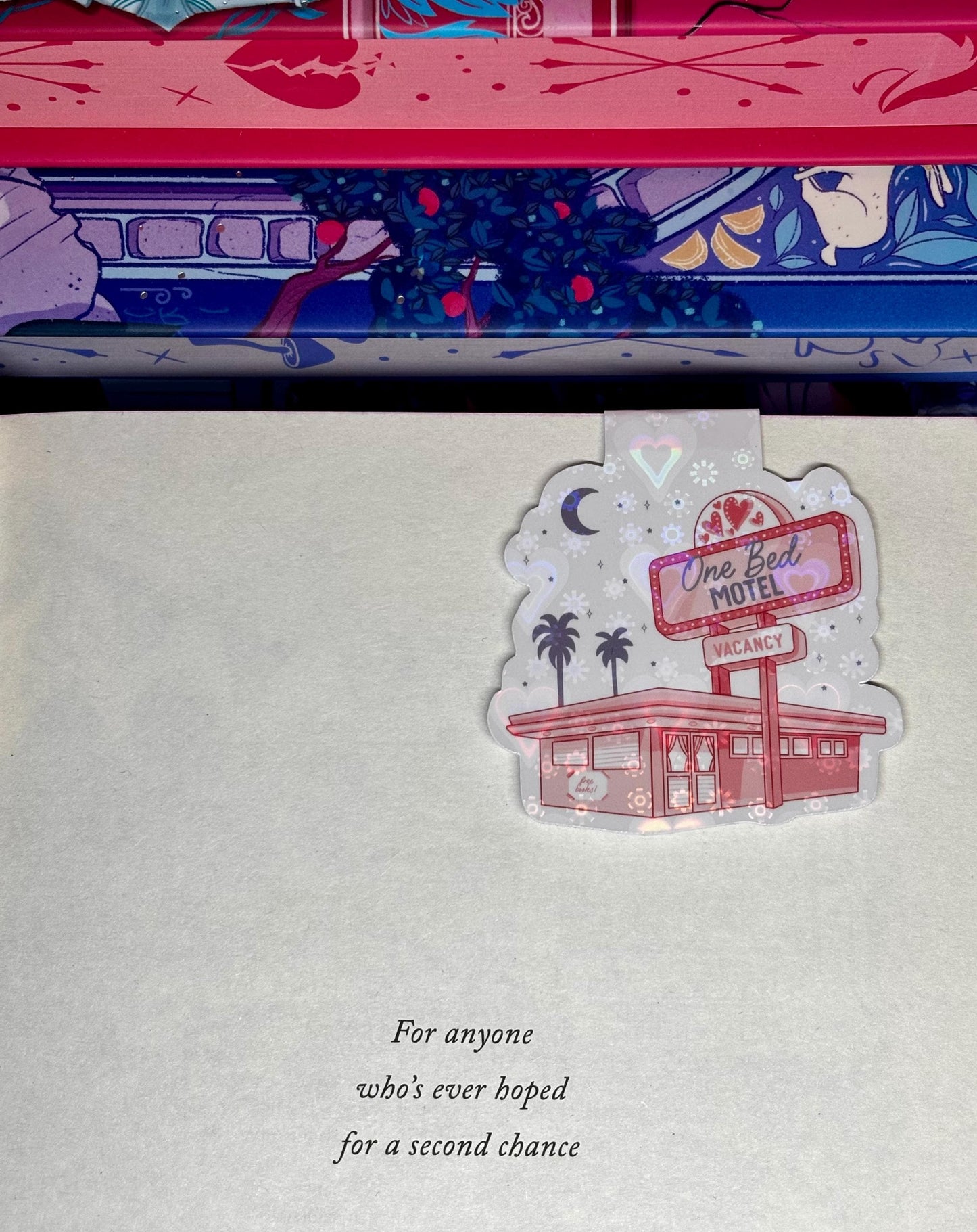 One Bed Motel Magnetic Bookmark