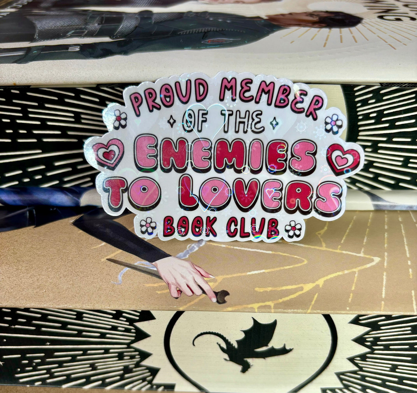Proud Member Of The Enemies To Lovers Book Club Sticker