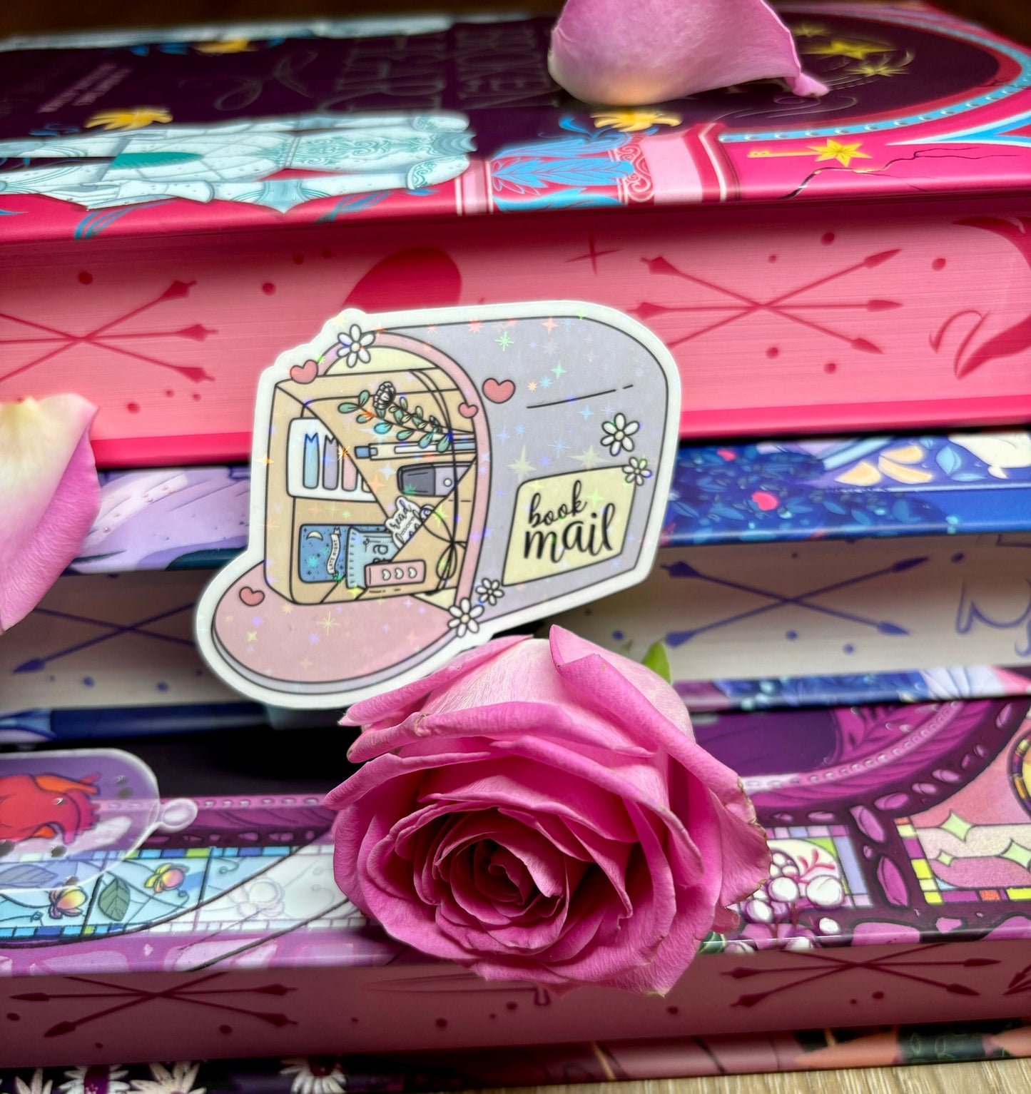 Book Mail Mailbox Sticker