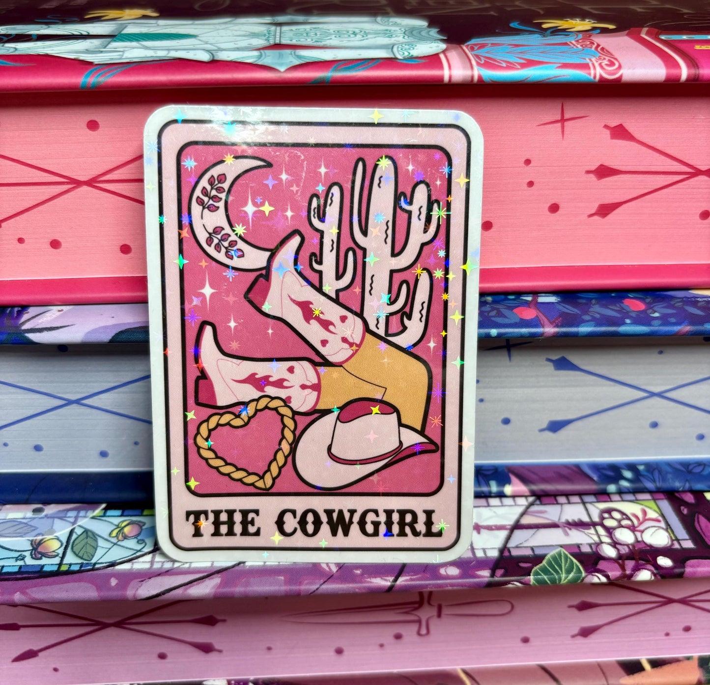 The Cowgirl Tarot Card Sticker
