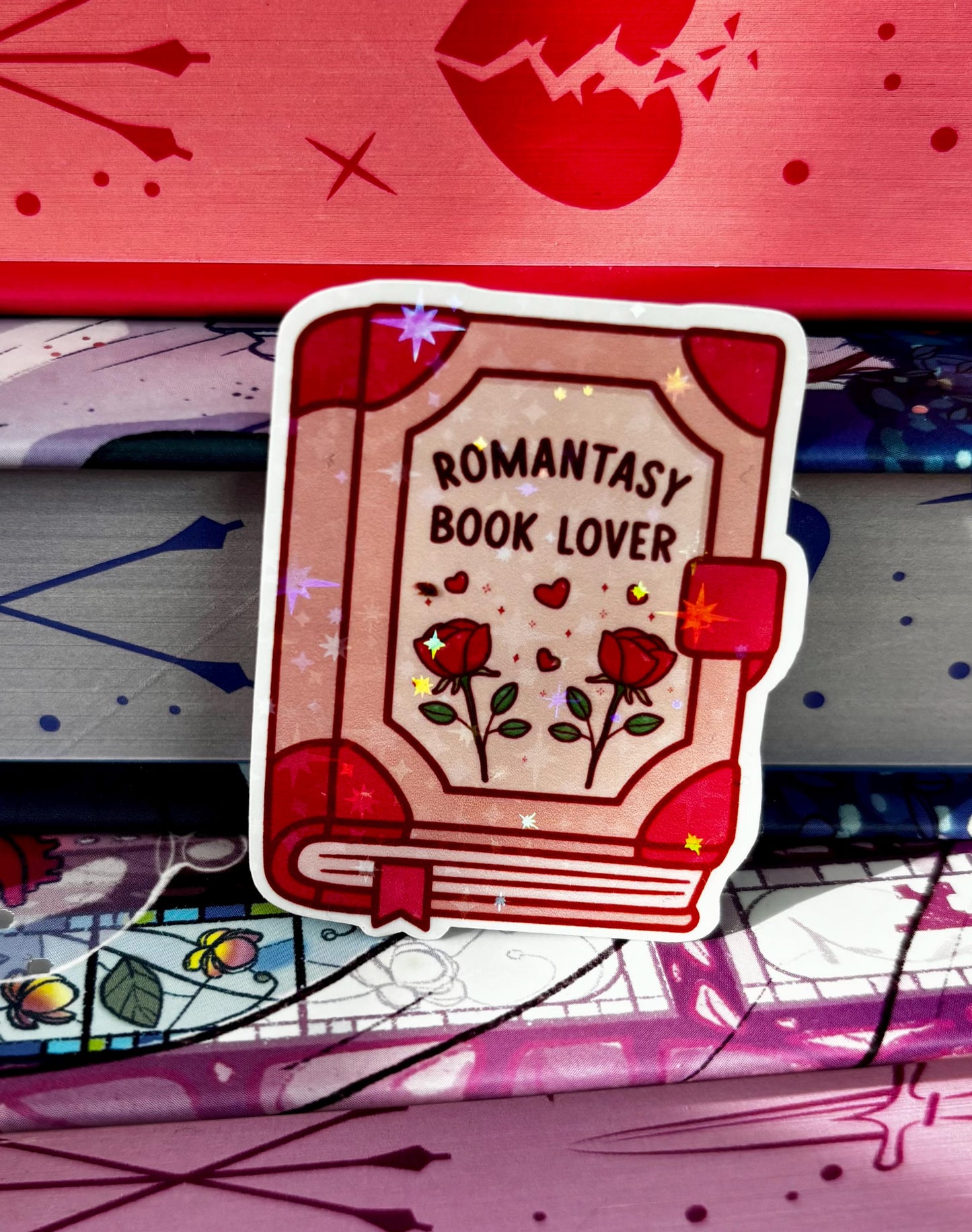 Mini Romantasy Book Lover Sticker