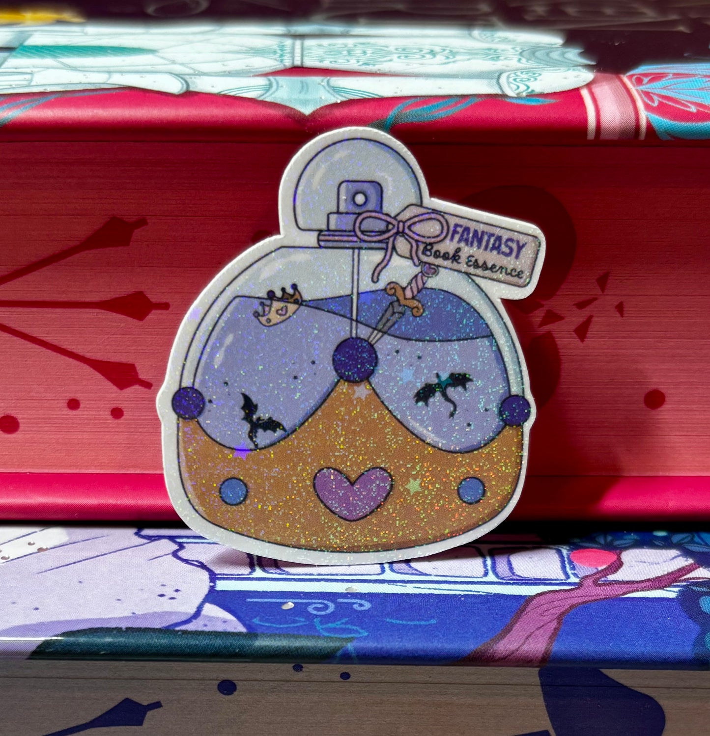 Mini Fantasy Book Essence Potion Sticker