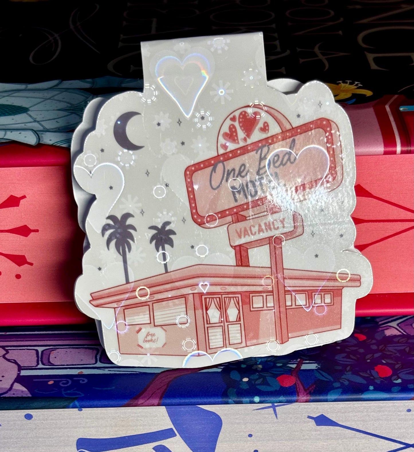One Bed Motel Magnetic Bookmark