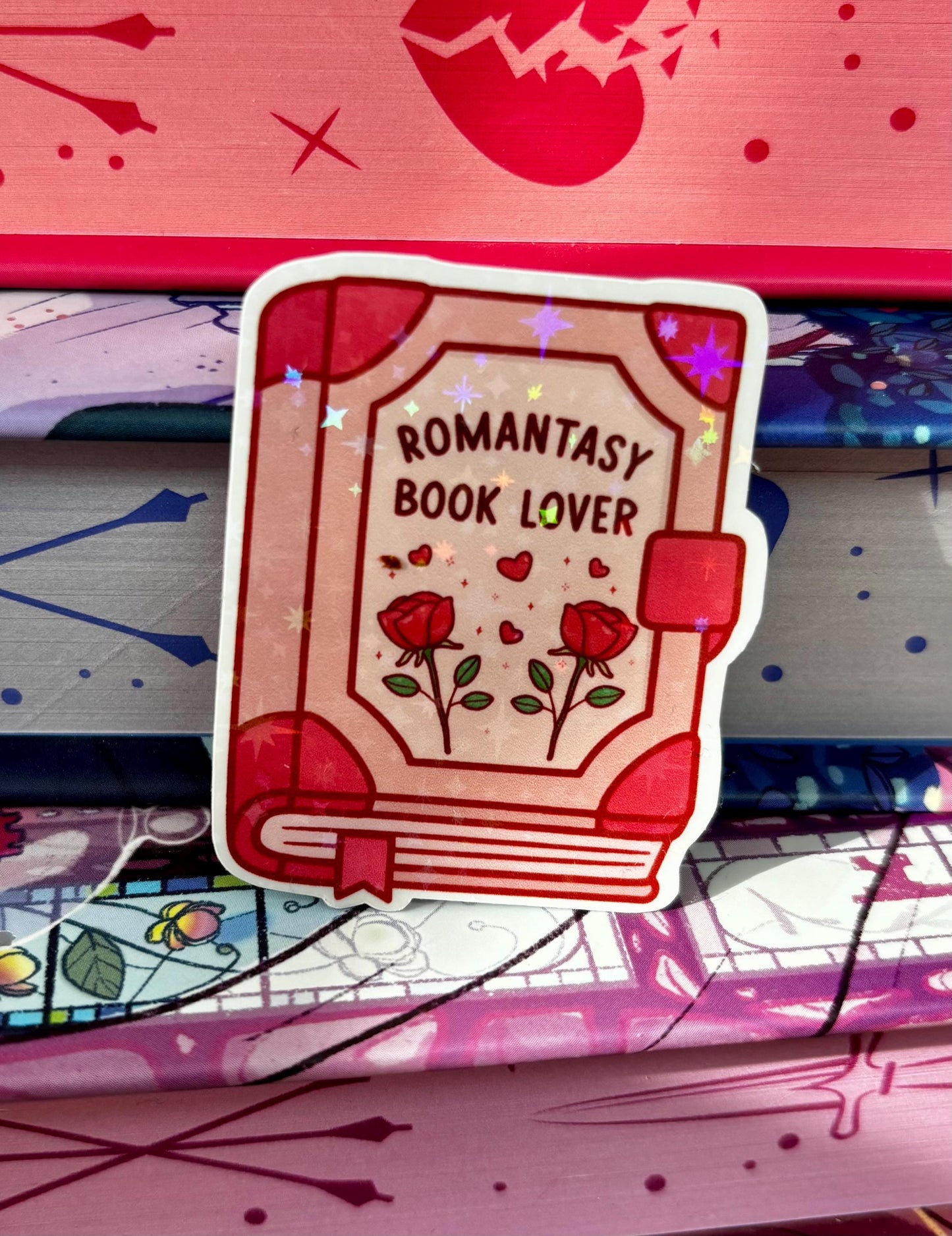 Mini Romantasy Book Lover Sticker