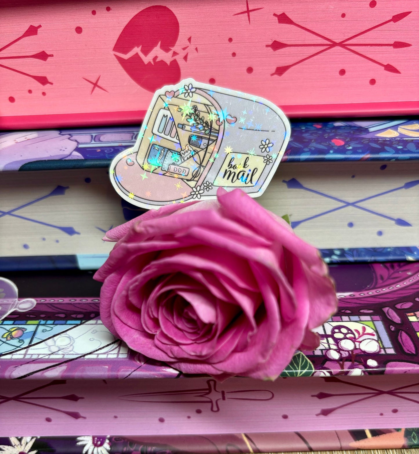 Mini Book Mail Mailbox Sticker
