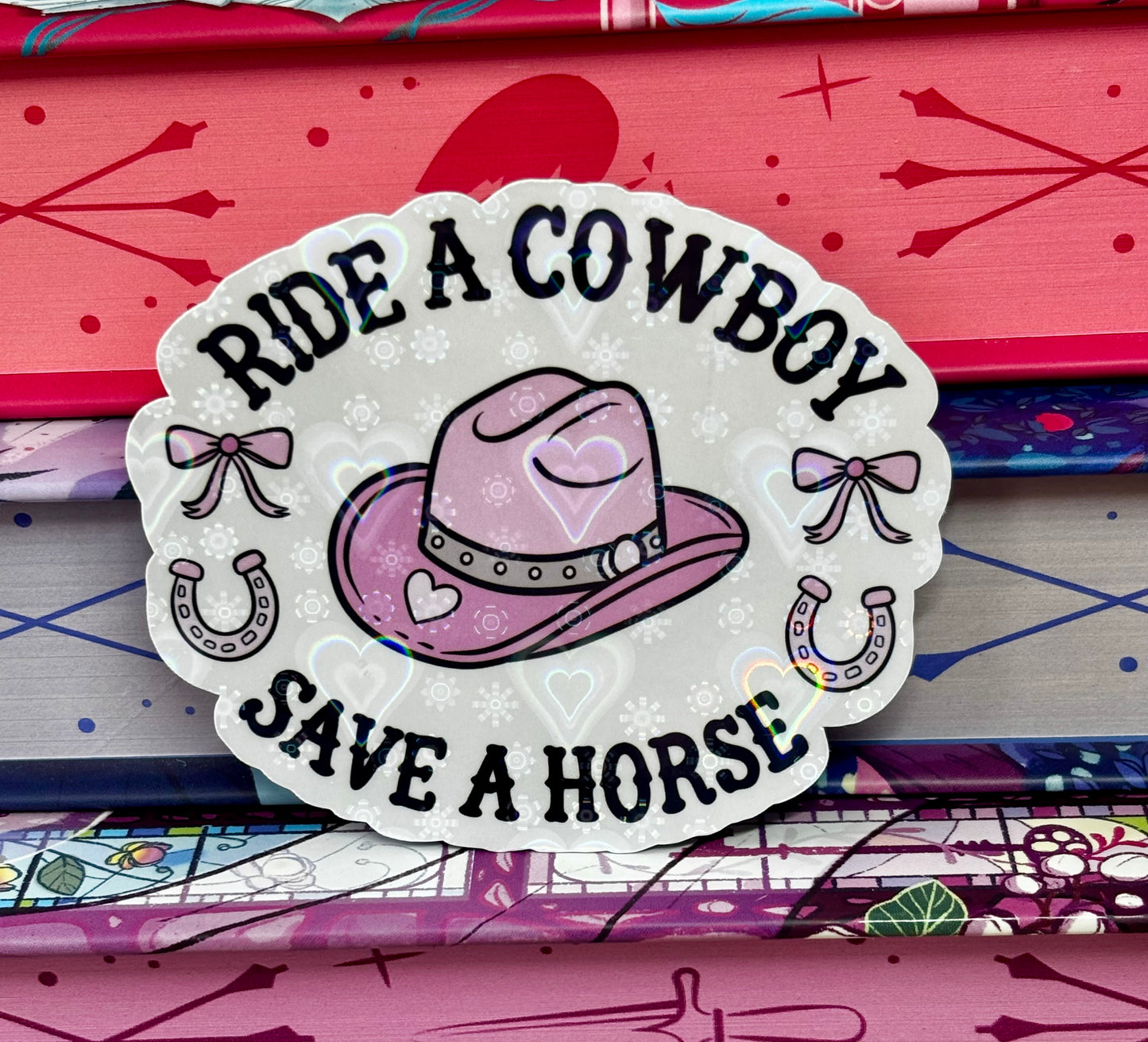 Ride A Cowboy Save A Horse Sticker