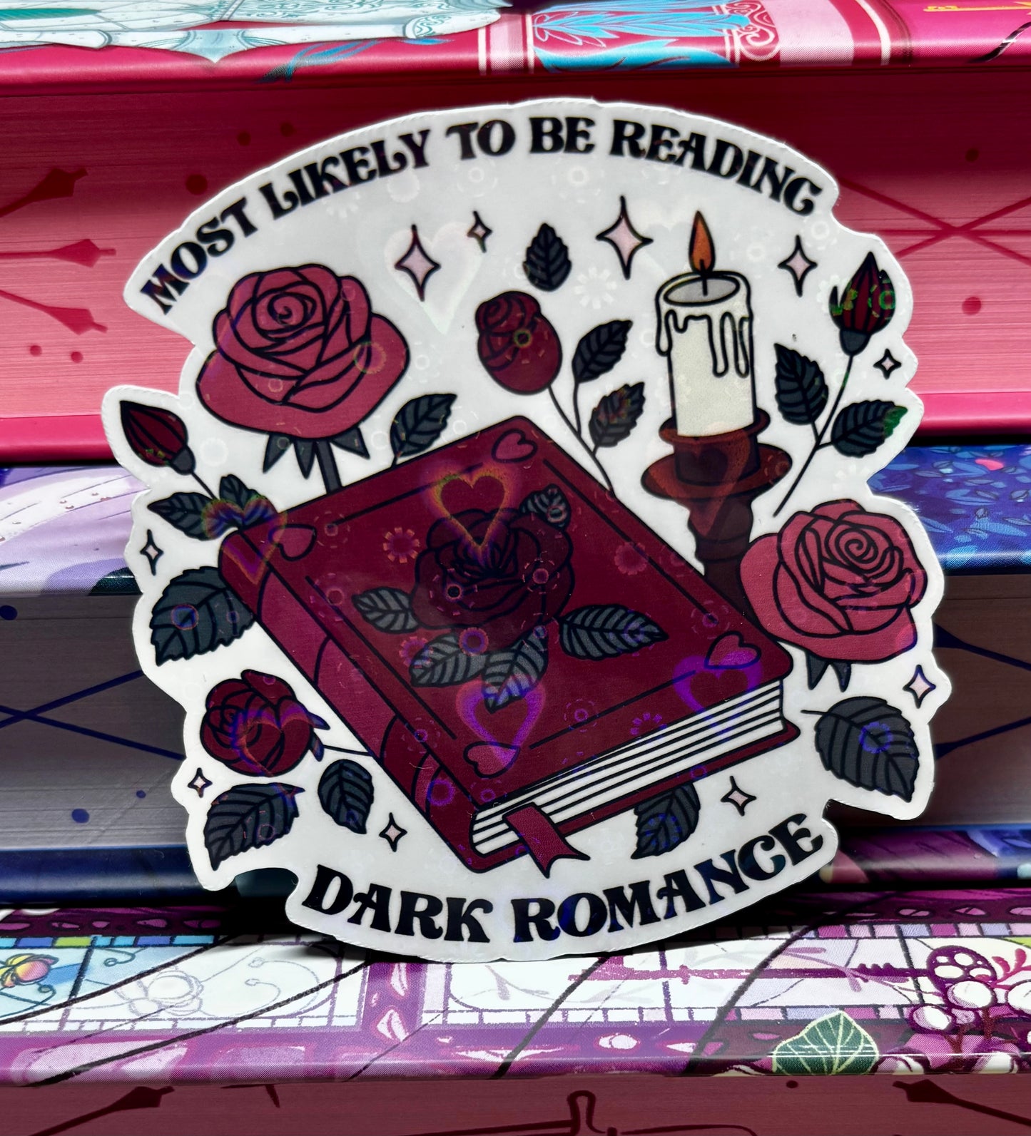 Most Likely To Be Reading Dark Romance Sticker