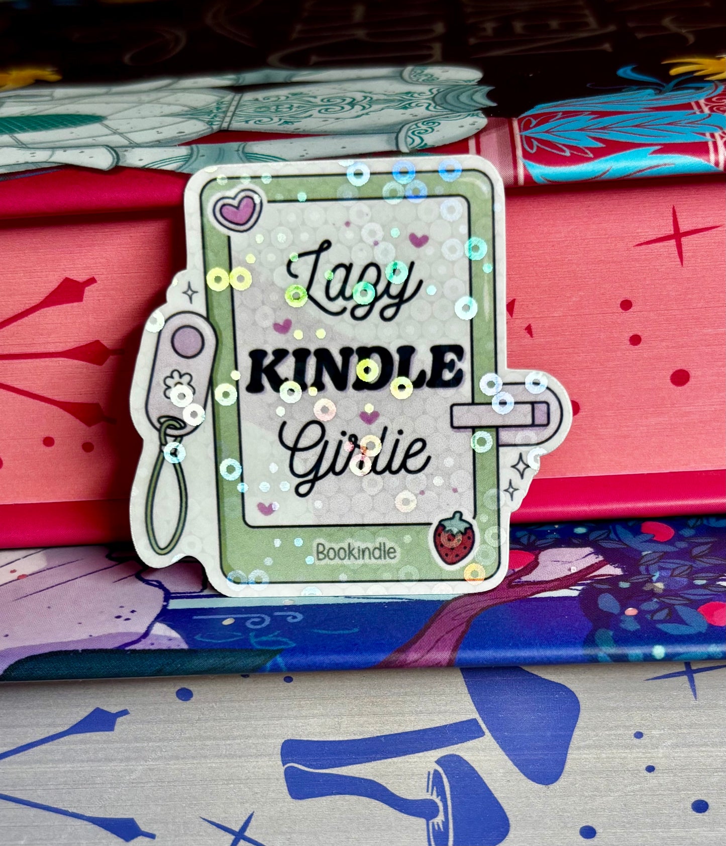 Mini Lazy Kindle Girlie Sticker