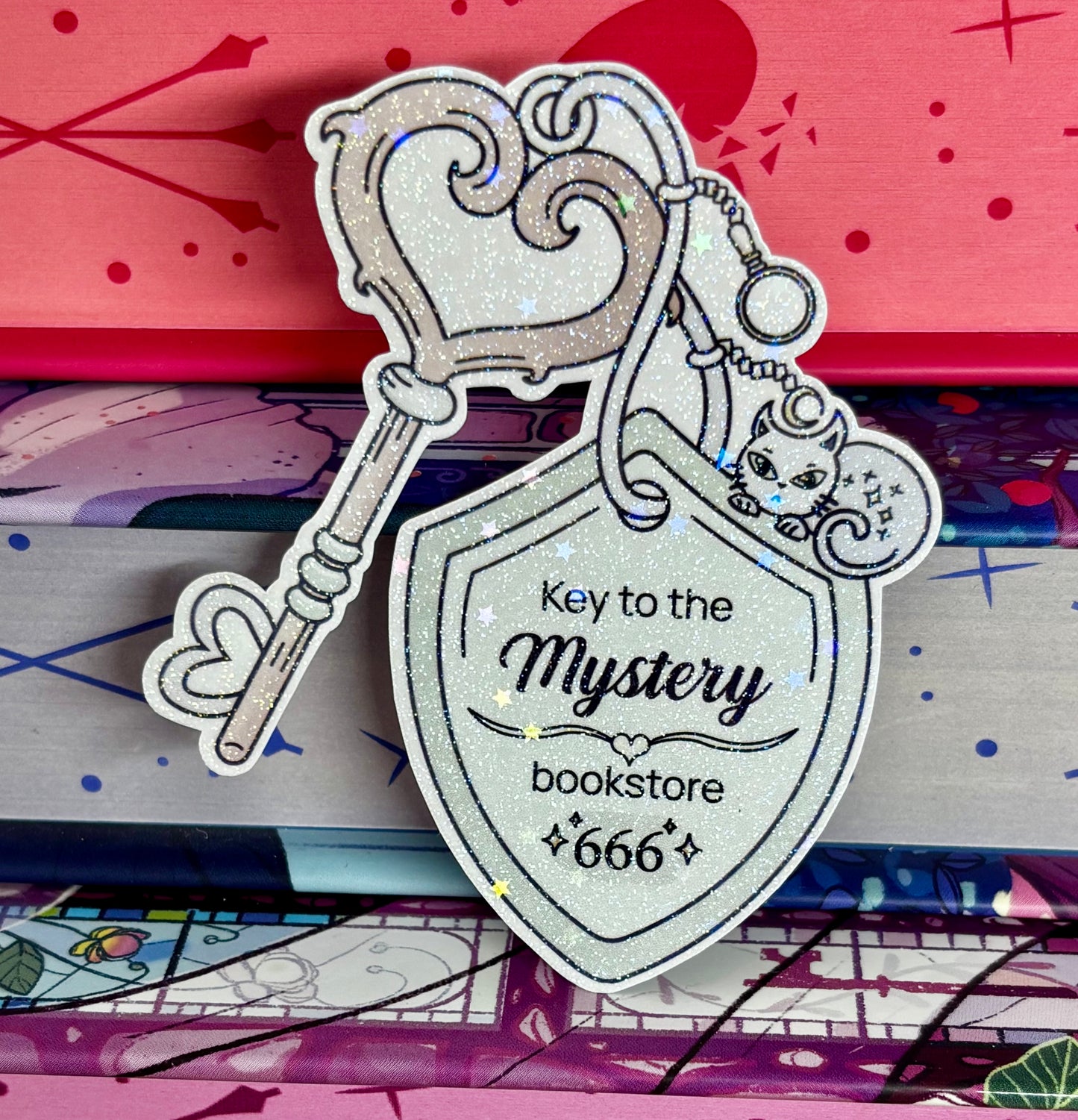Key To The Mystery Bookstore Sticker