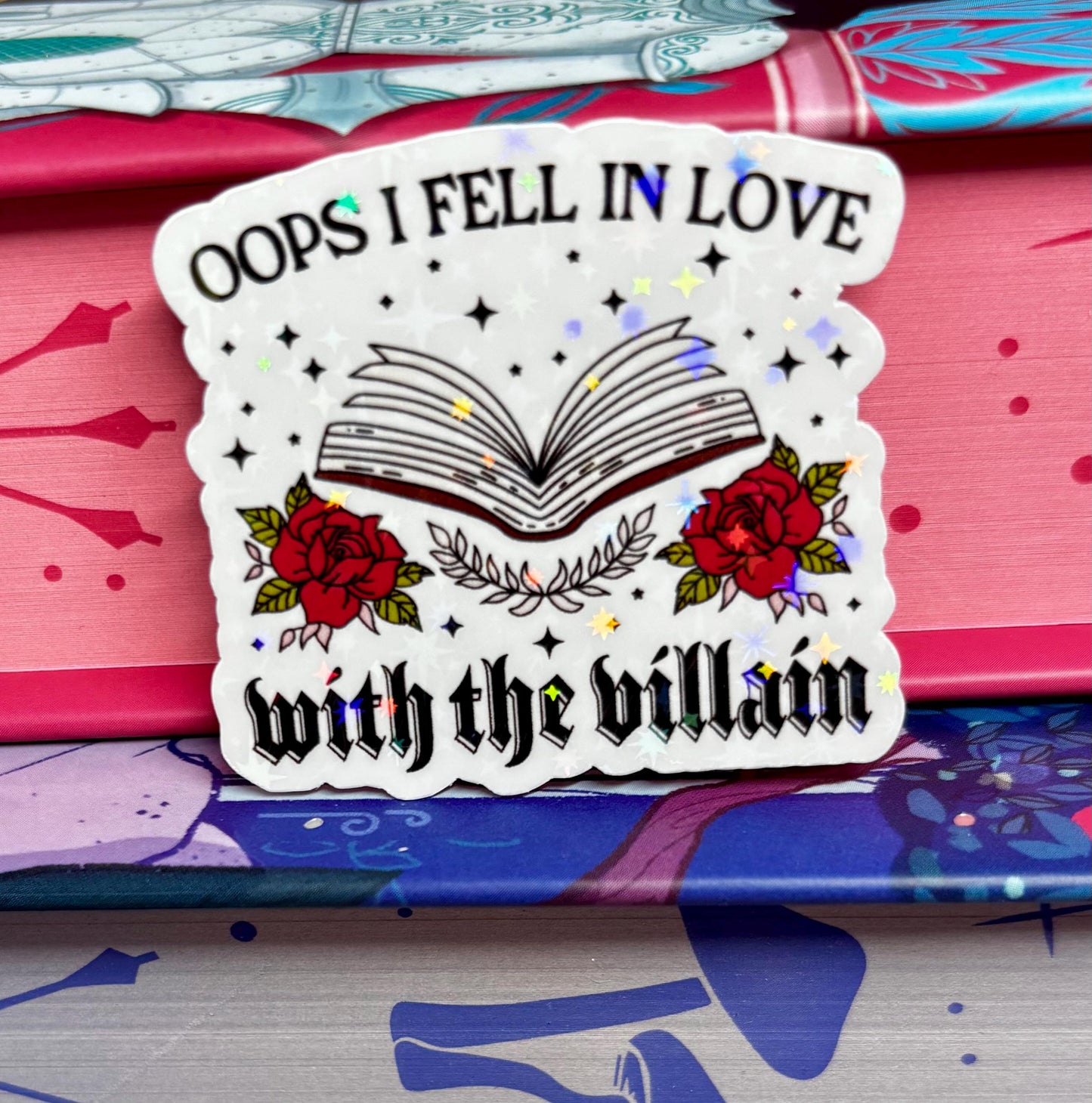 Mini Oops I Fell In Love With The Villain Sticker