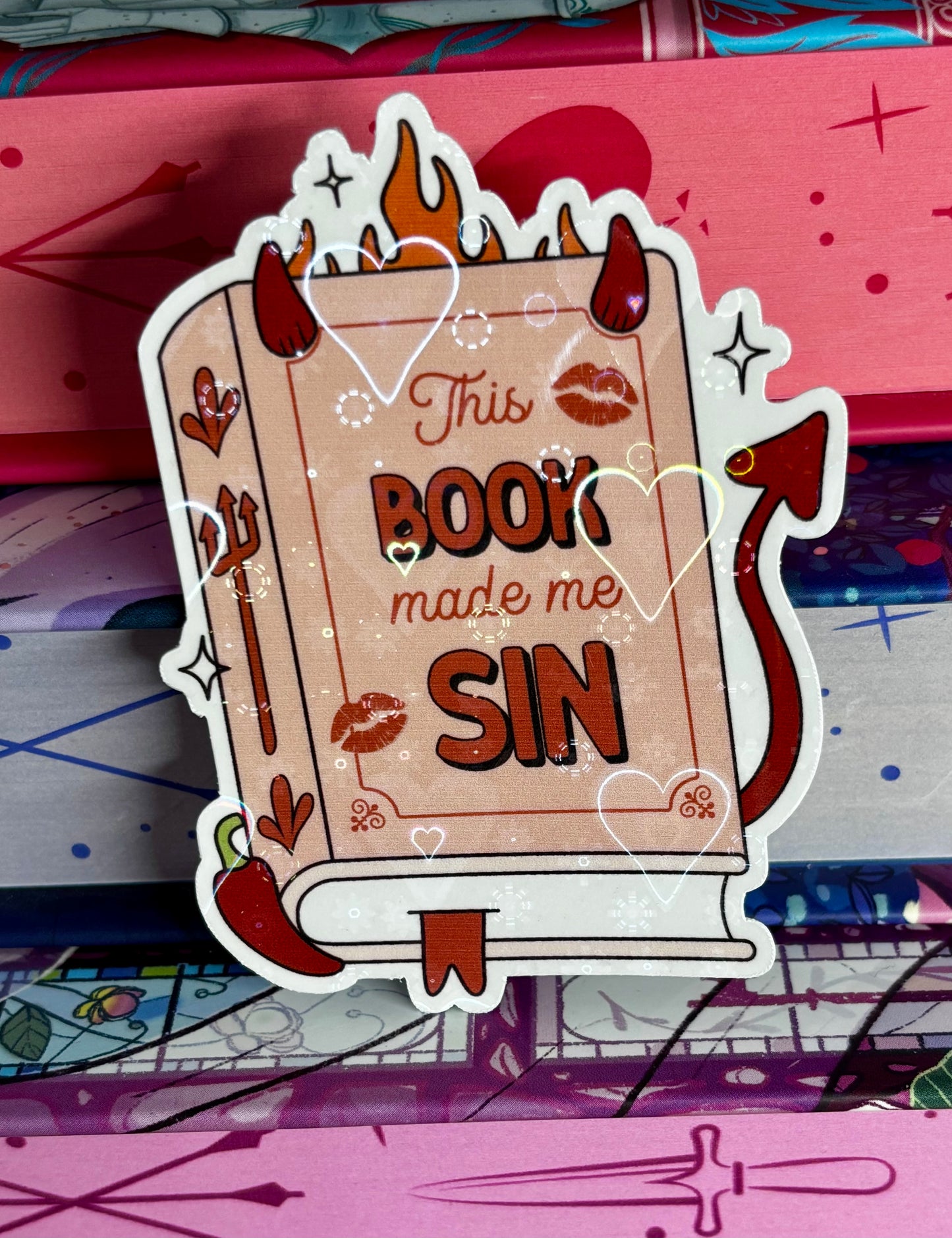 This Book Made Me Sin Sticker