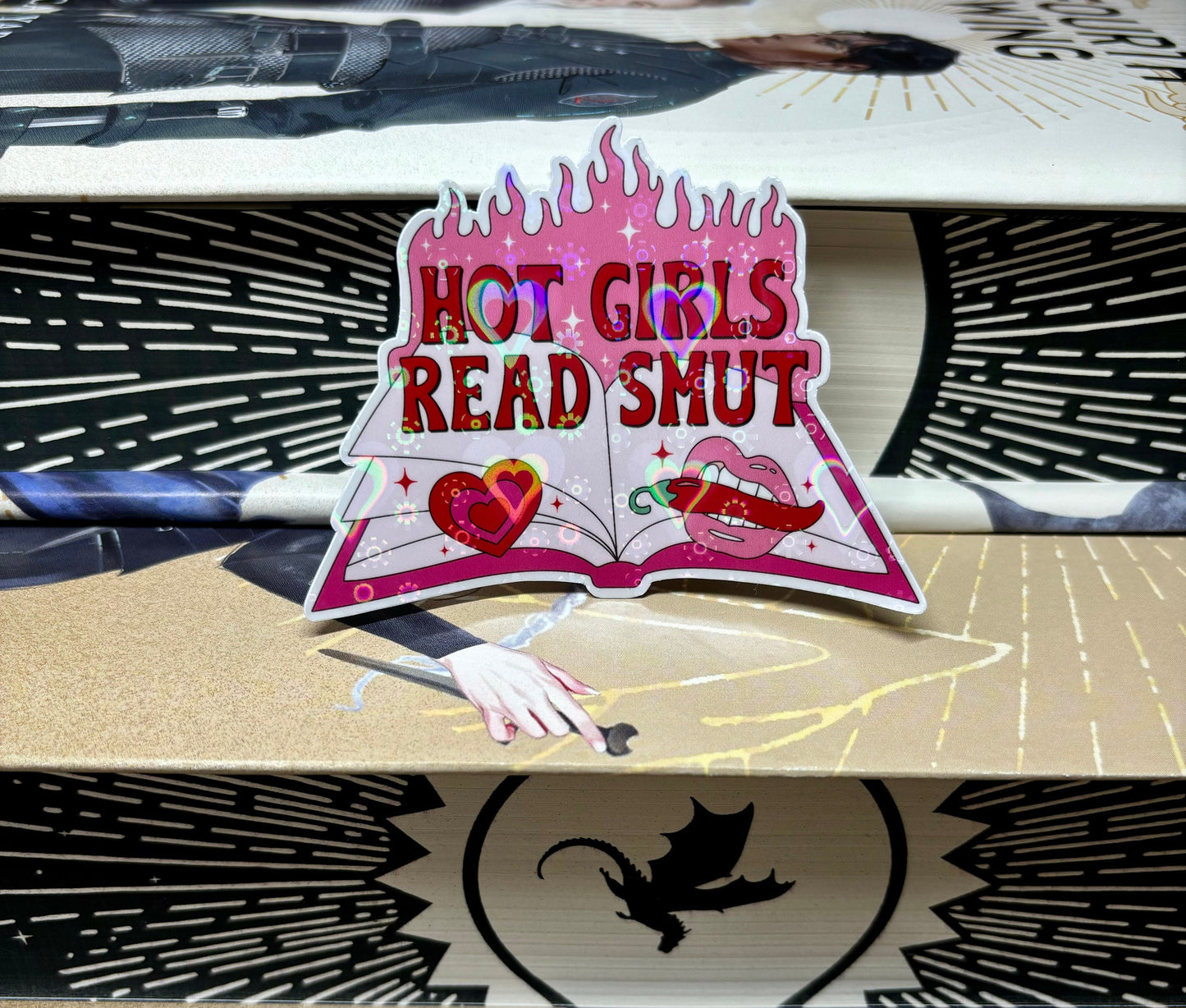 Hot Girls Read Smut Sticker