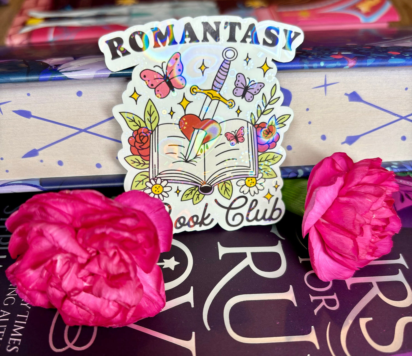 Mini Romantasy Book Club Sticker