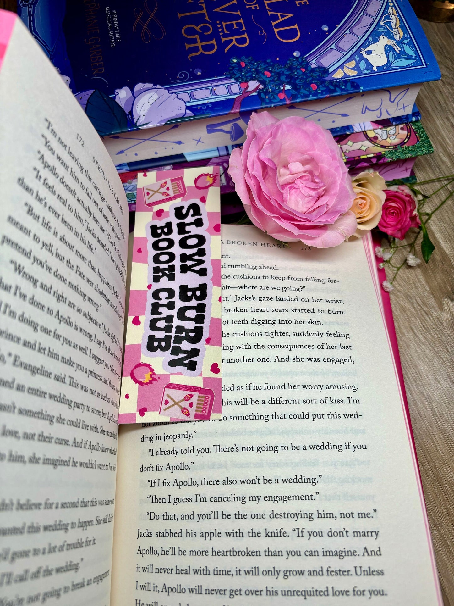 Slow Burn Book Club Bookmark