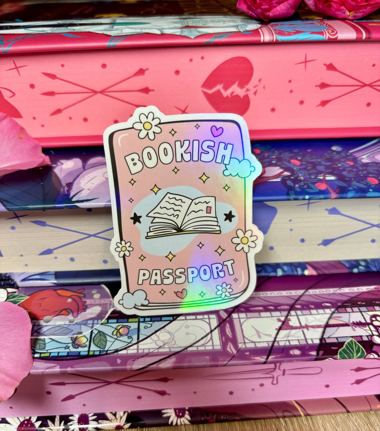Bookish Passport Sticker
