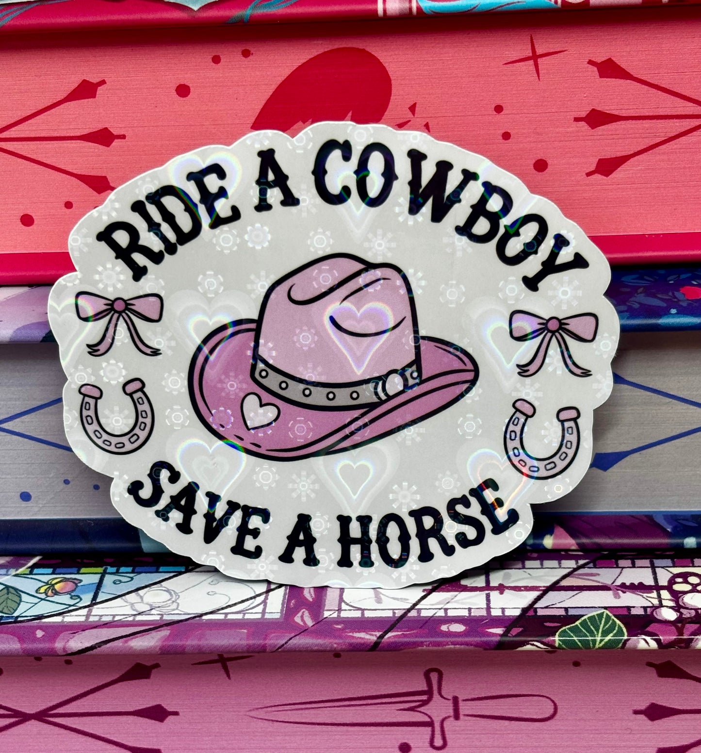 Ride A Cowboy Save A Horse Sticker