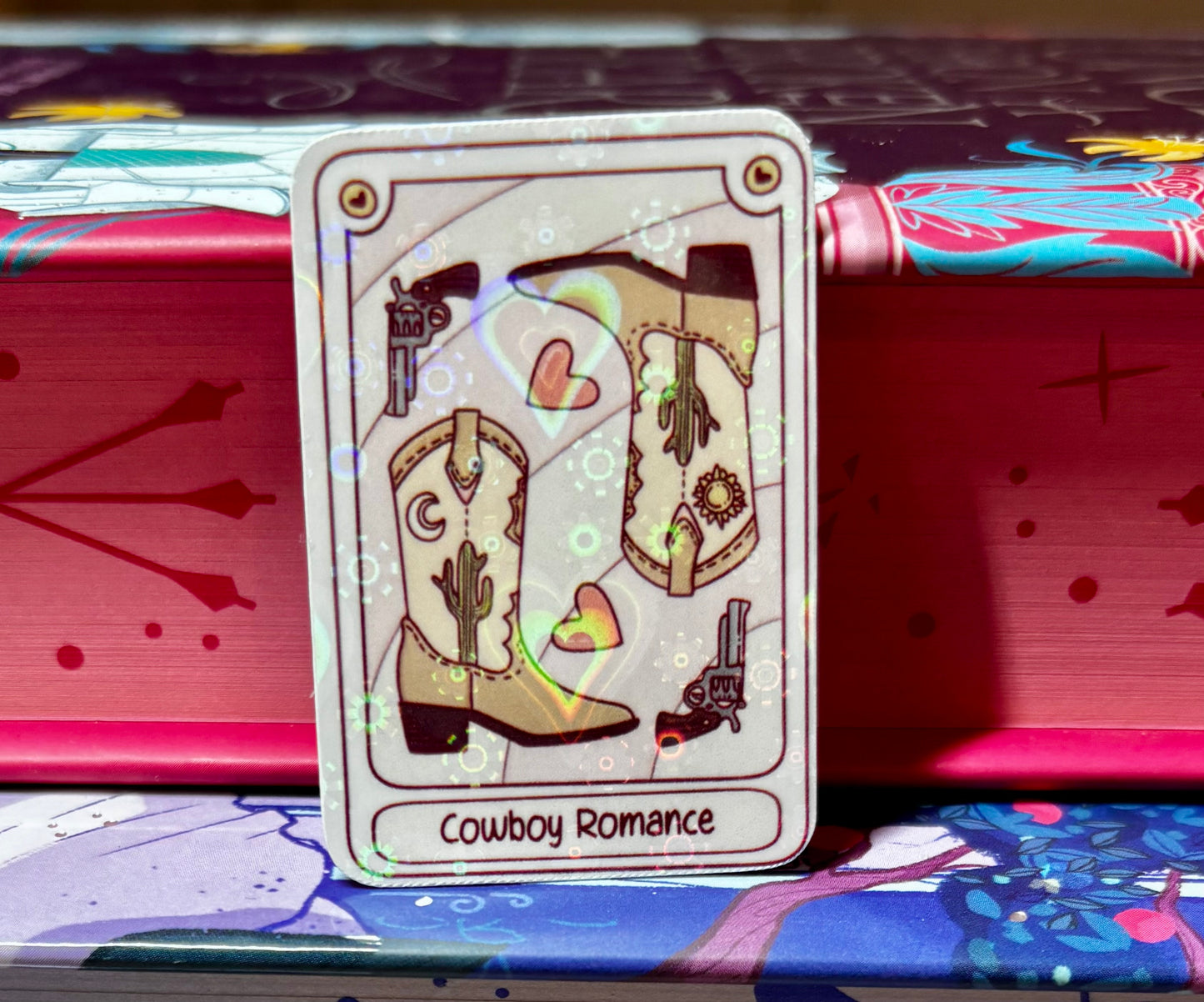Mini Cowboy Romance Sticker