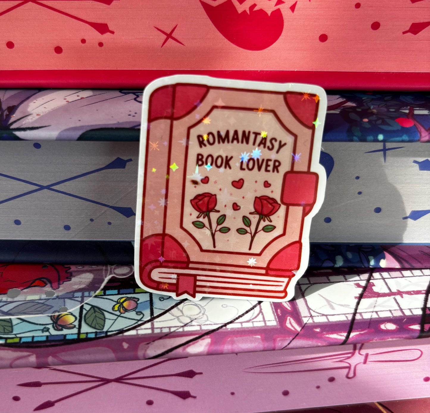 Mini Romantasy Book Lover Sticker