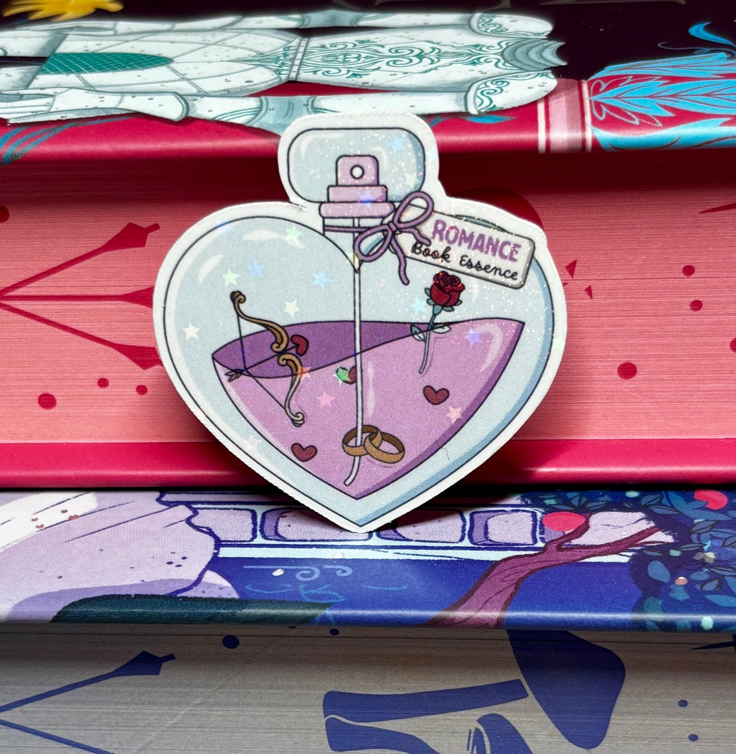 Mini Romance Book Essence Potion Bottle Sticker