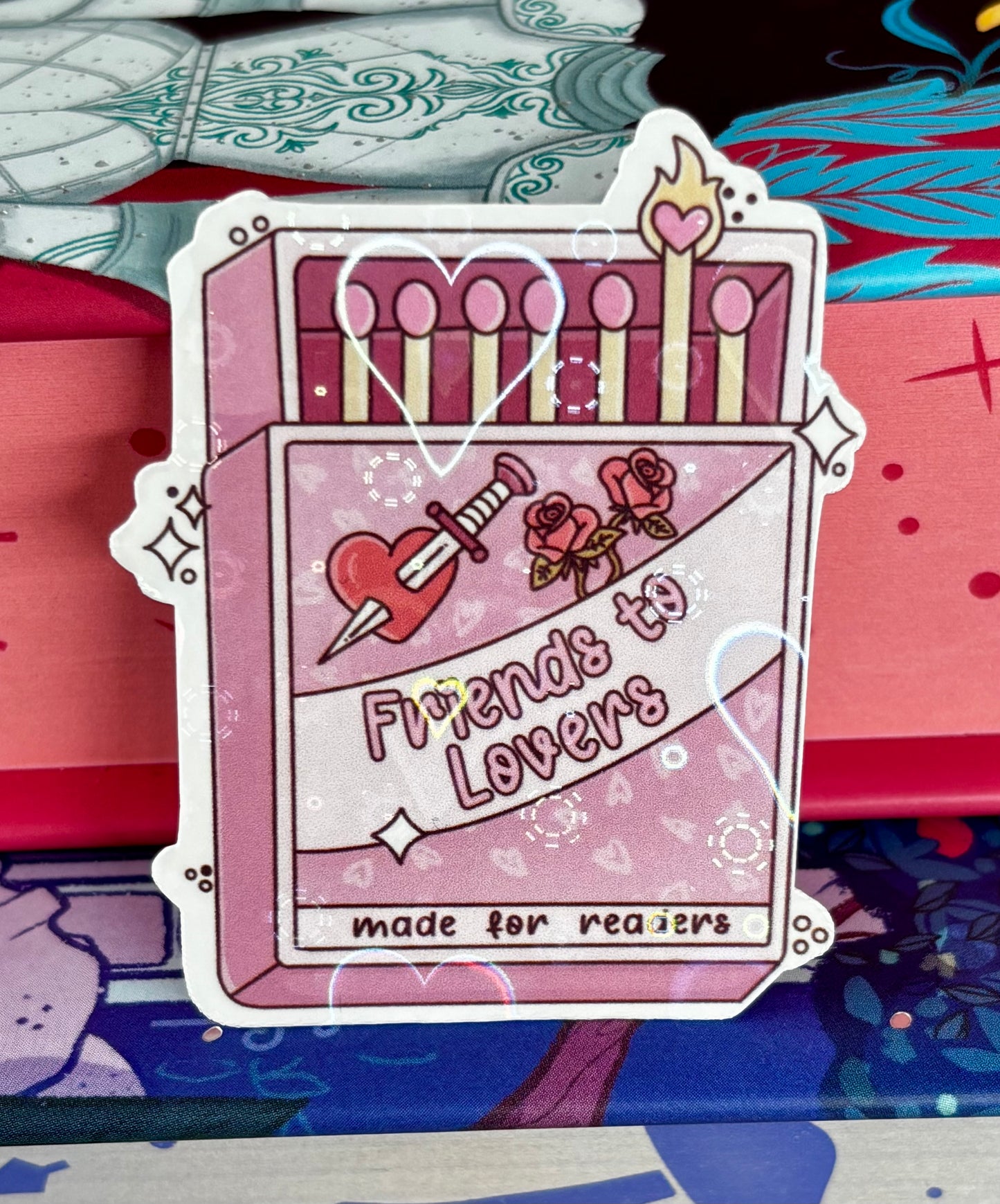 Mini Friends To Lovers Matches Romance Tropes Sticker