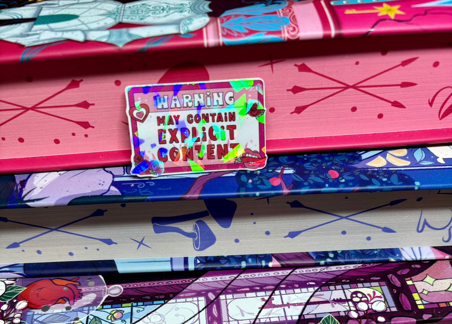 Mini Warning May Contain Explicit Content Sticker