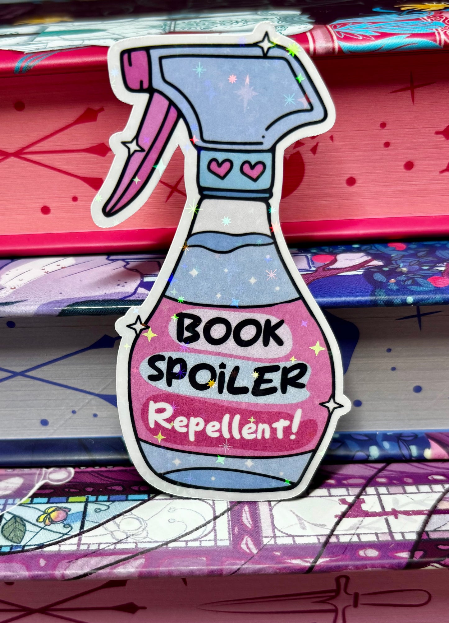 Book Spoiler Repellent Sticker