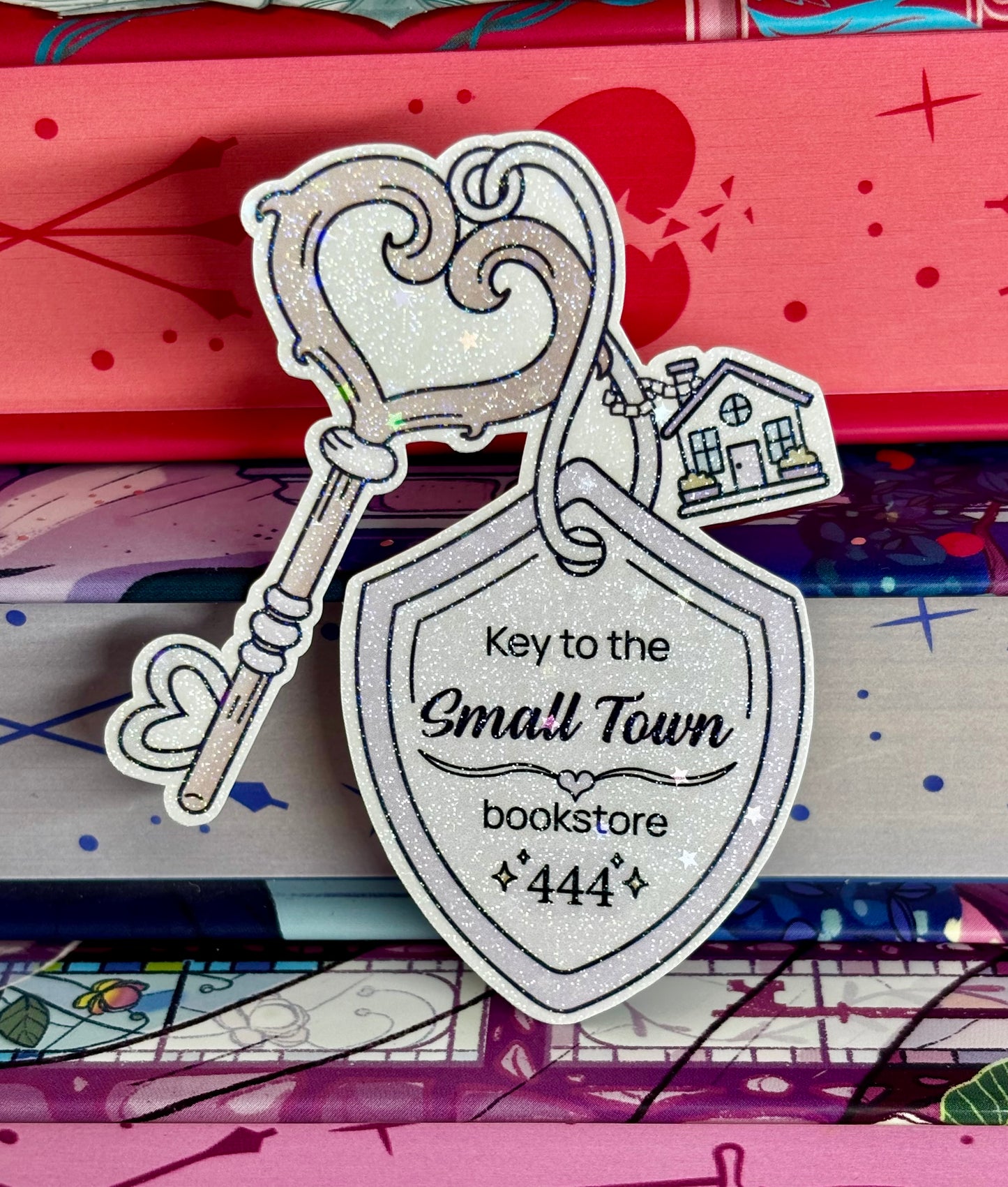 Key To The Small Town Bookstore Sticker