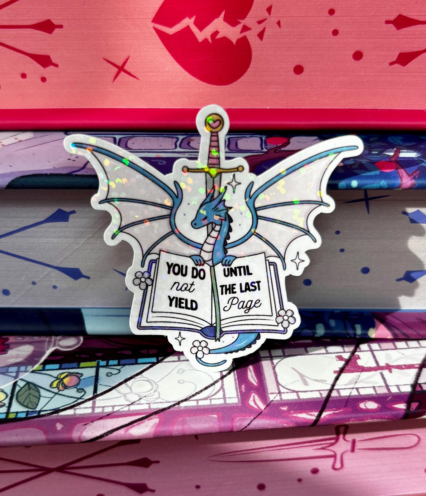 Mini You Do Not Yield Until The Last Page Sticker