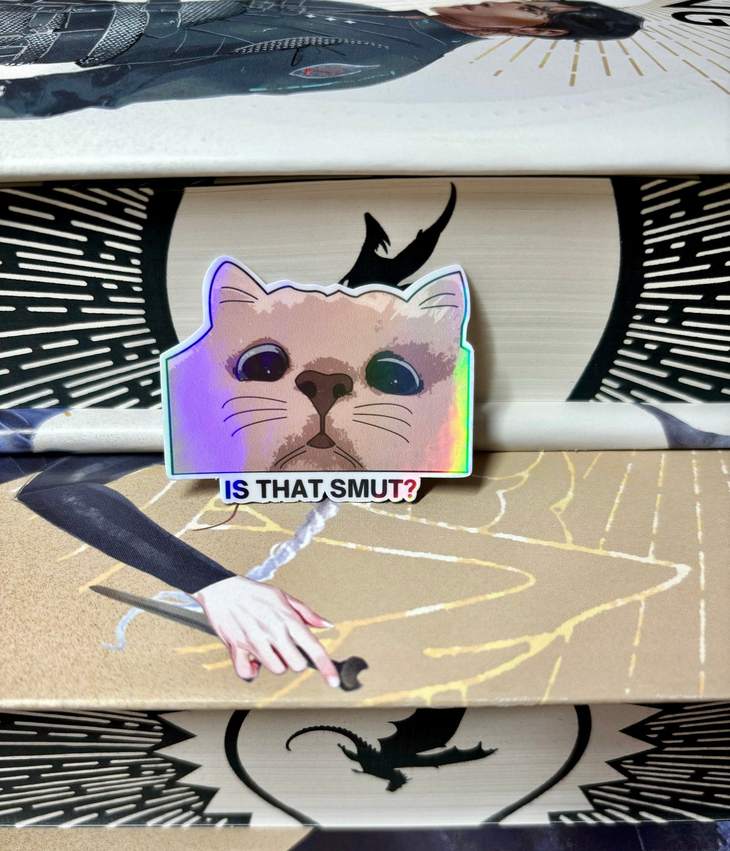 Mini Is That Smut Meme Cat Sticker