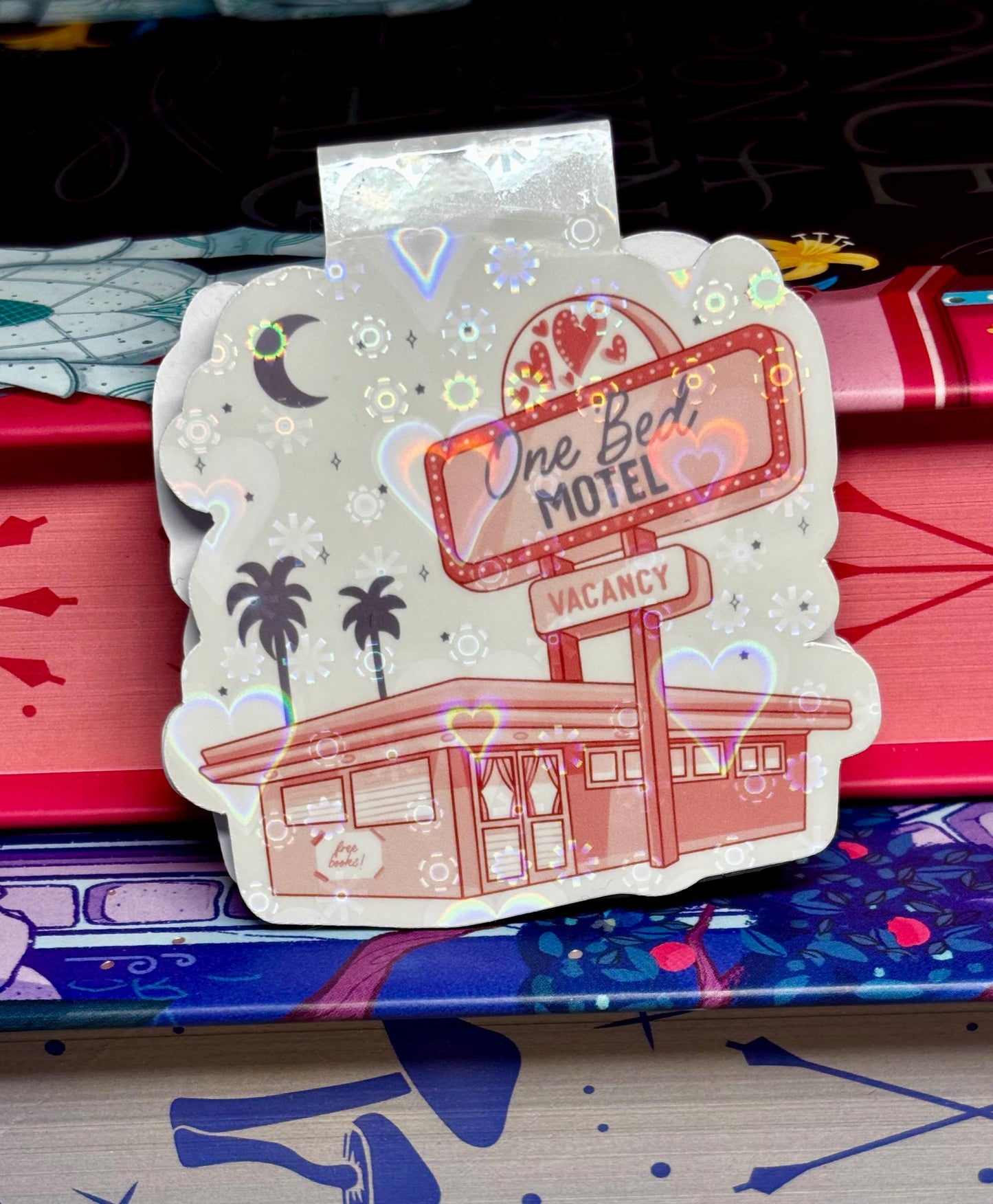 One Bed Motel Magnetic Bookmark