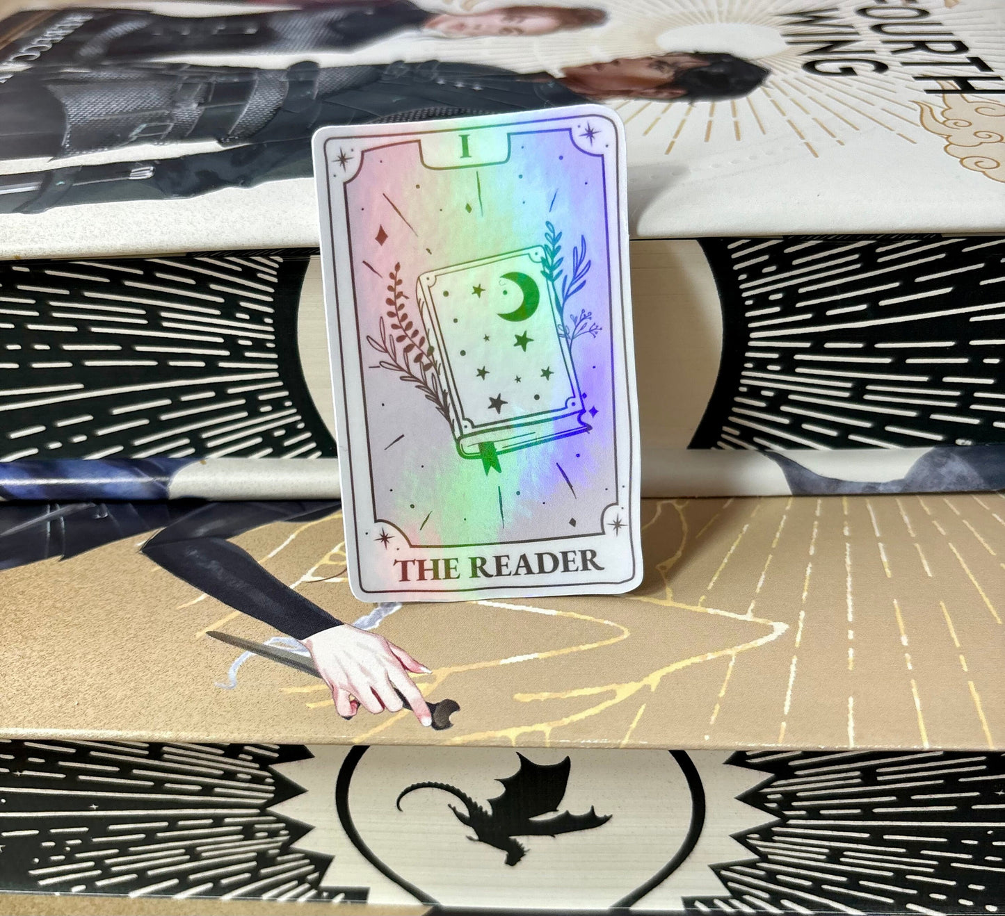 The Reader Tarot Card Sticker