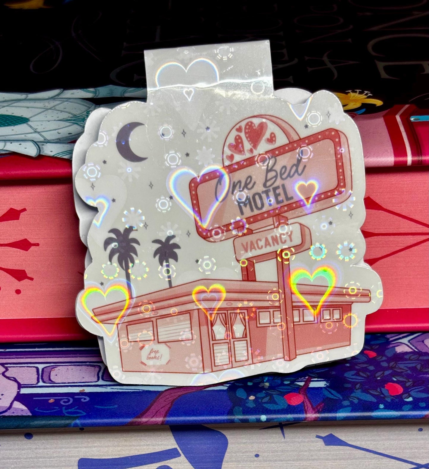 One Bed Motel Magnetic Bookmark