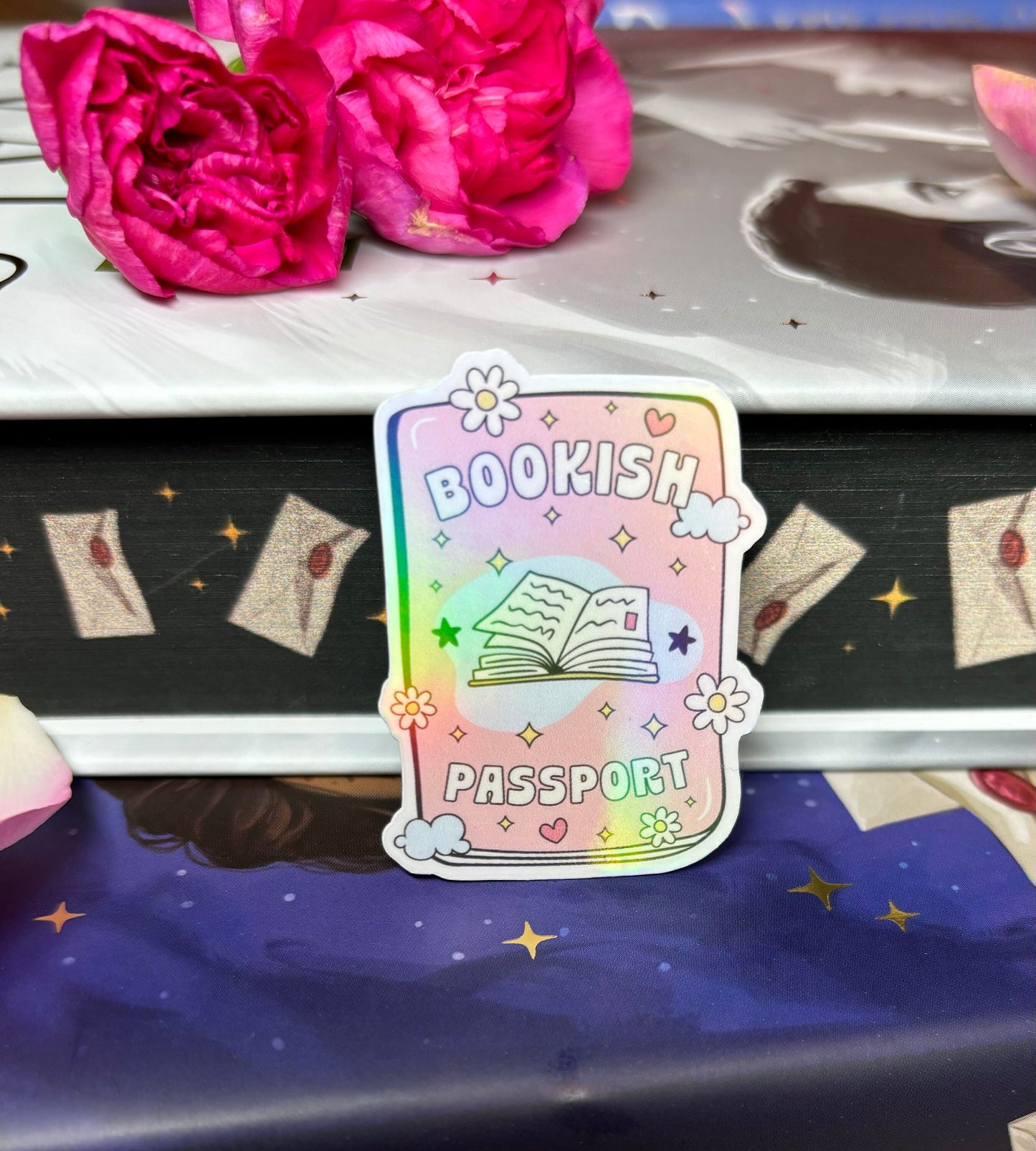 Mini Bookish Passport Sticker