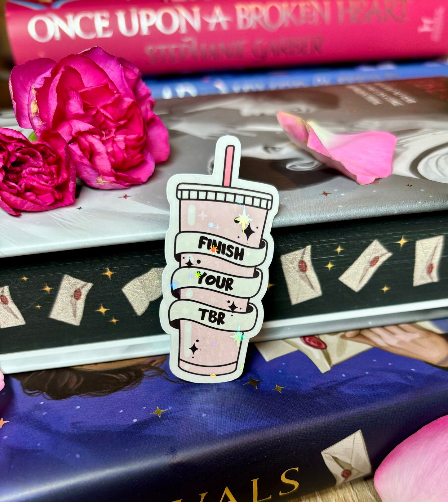 Mini Finish Your TBR Cold Cup Sticker