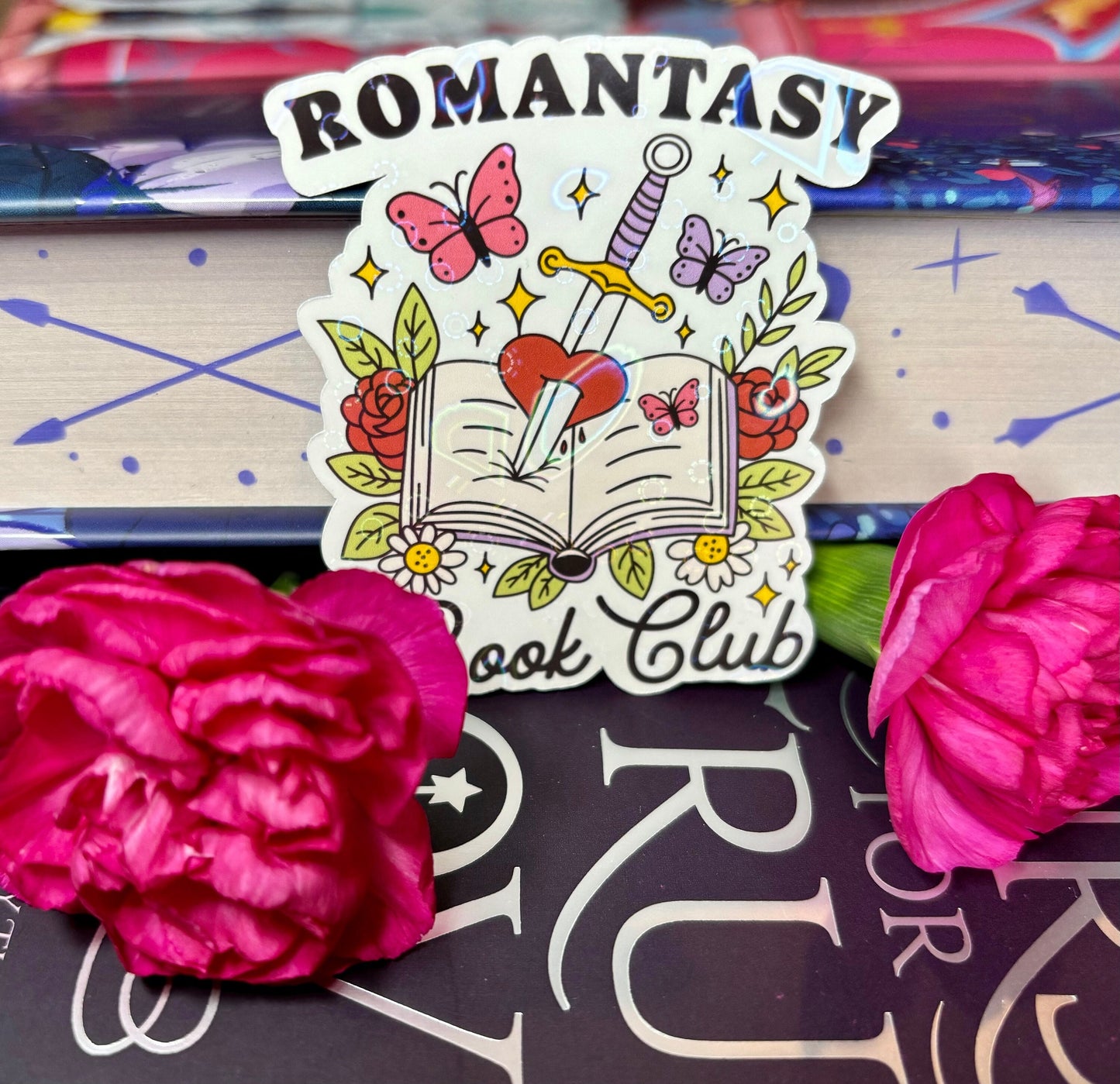 Mini Romantasy Book Club Sticker