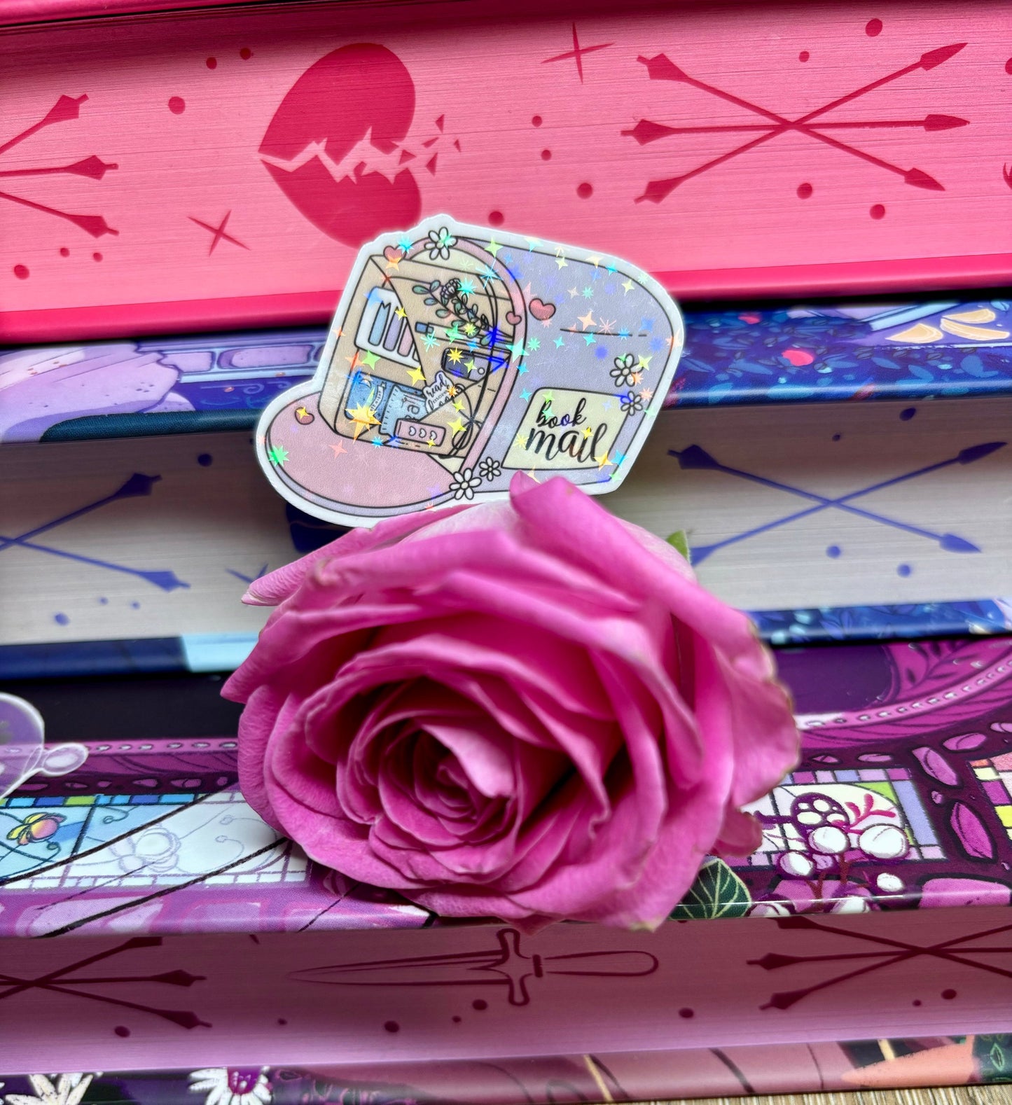 Mini Book Mail Mailbox Sticker