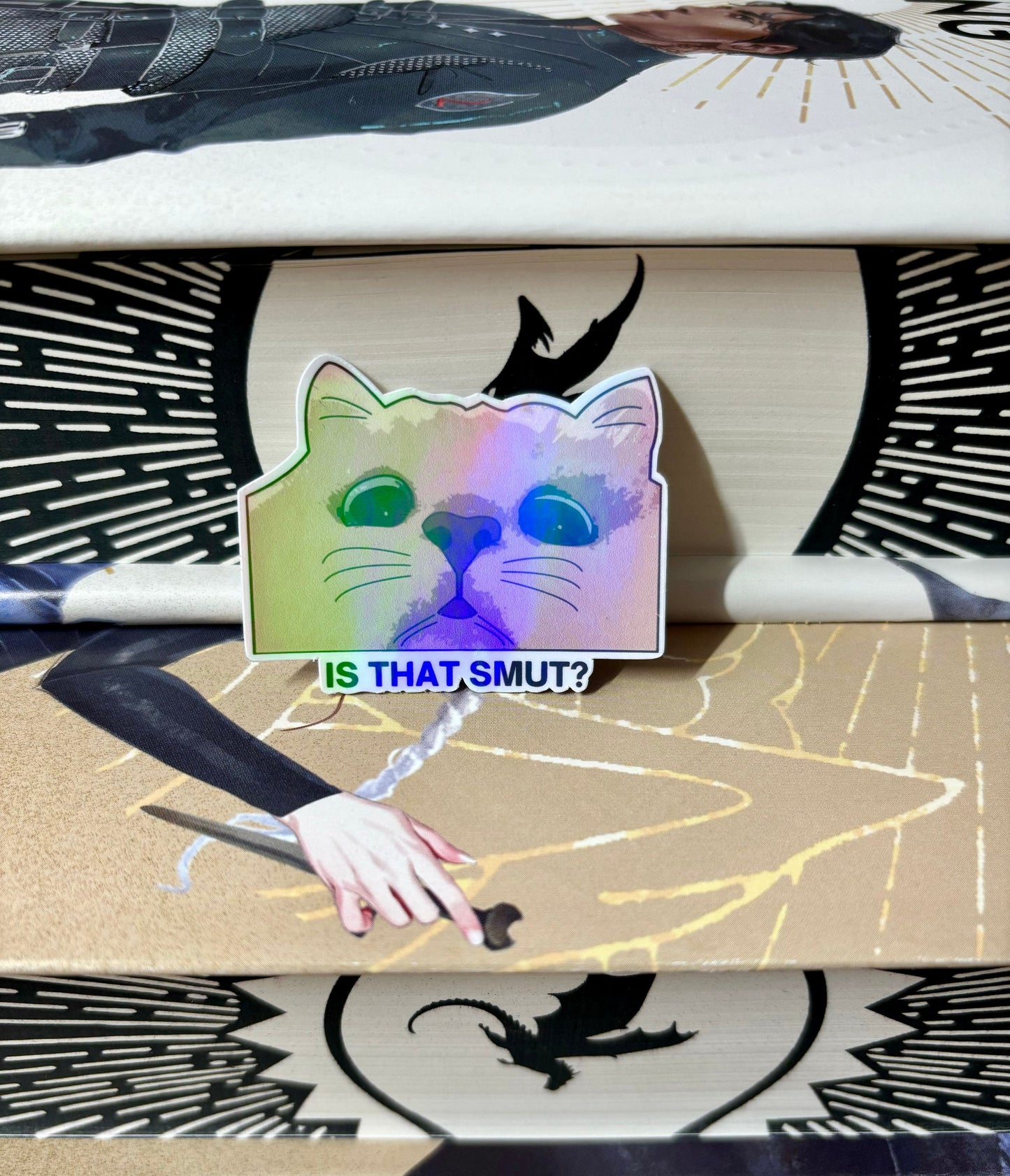 Mini Is That Smut Meme Cat Sticker