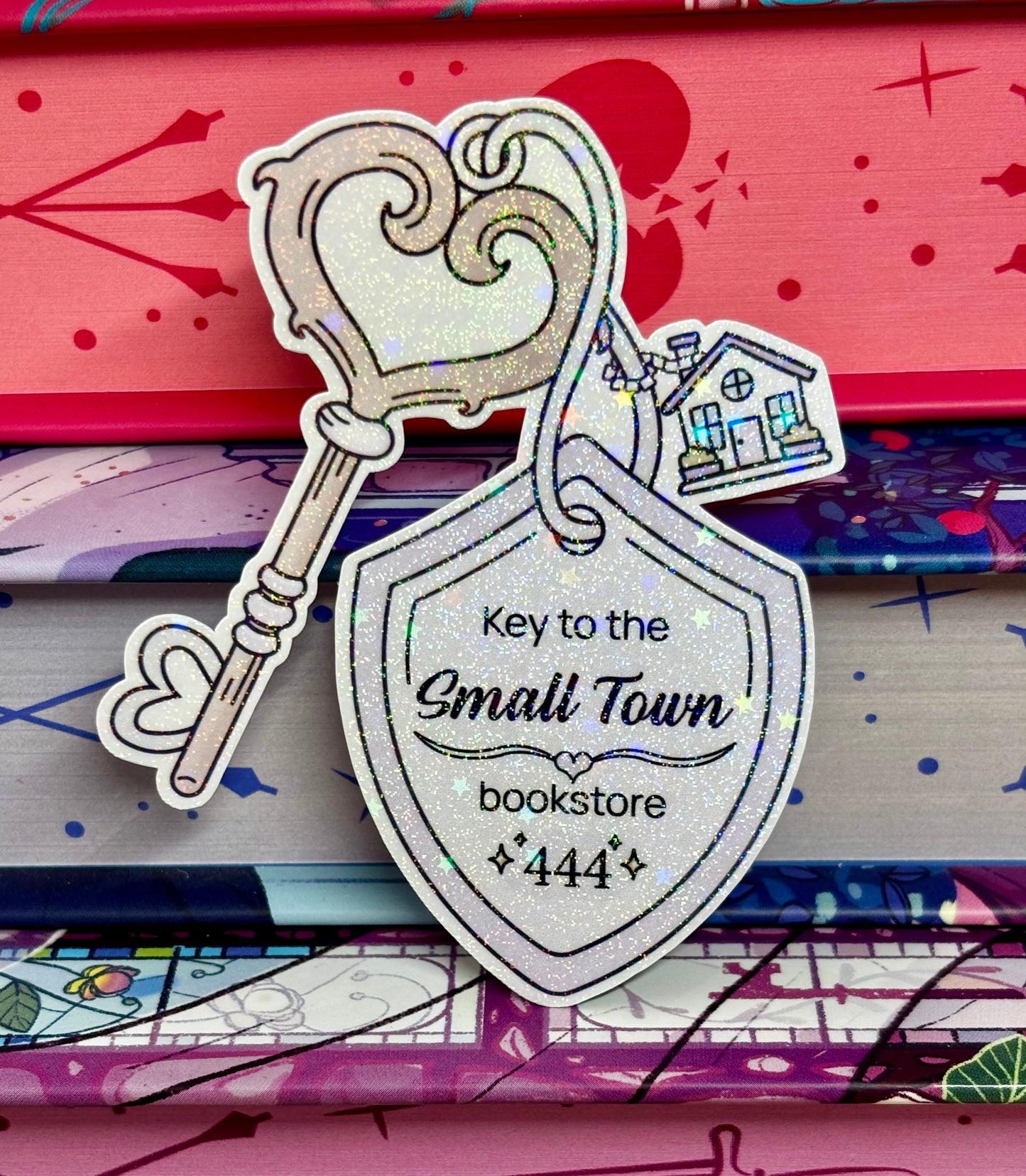 Key To The Small Town Bookstore Sticker