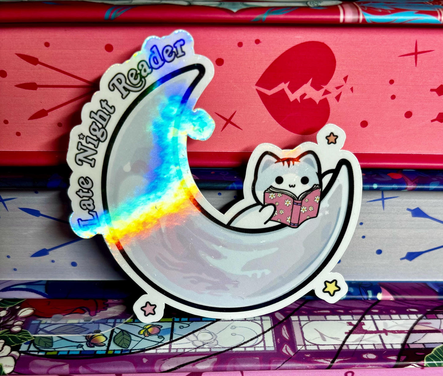Late Night Reader Sticker