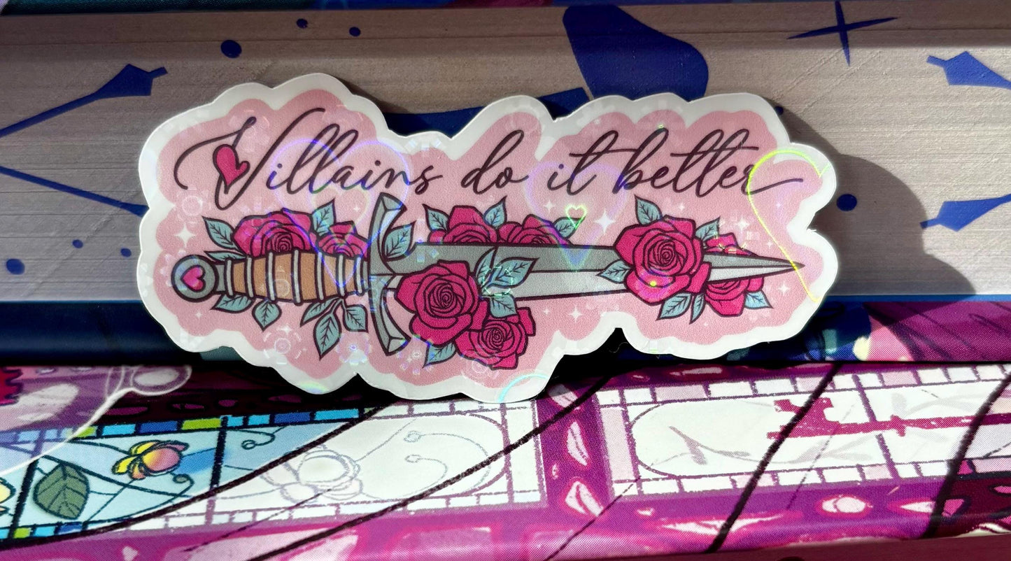 Mini Villains Do It Better Sticker