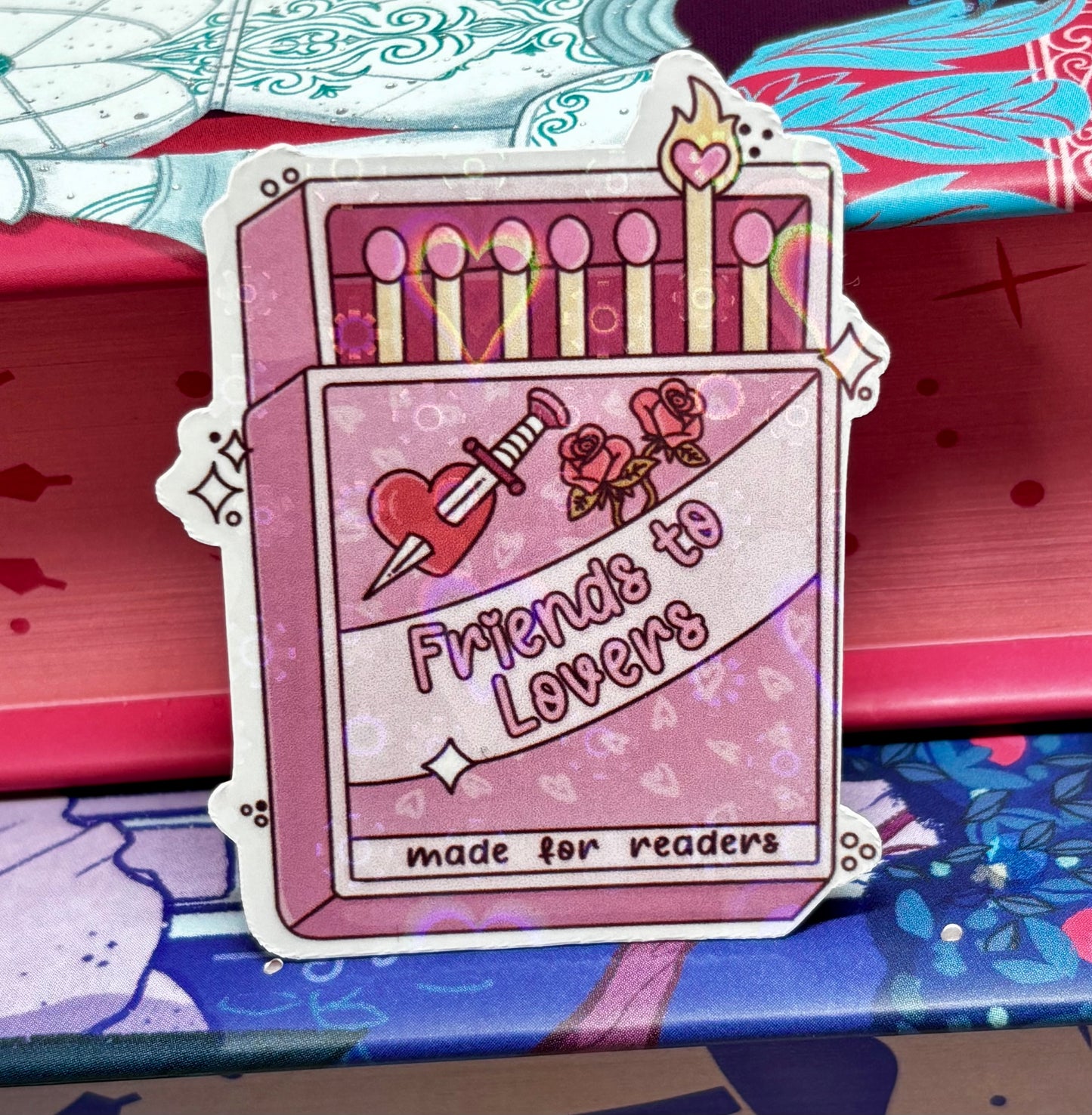 Mini Friends To Lovers Matches Romance Tropes Sticker