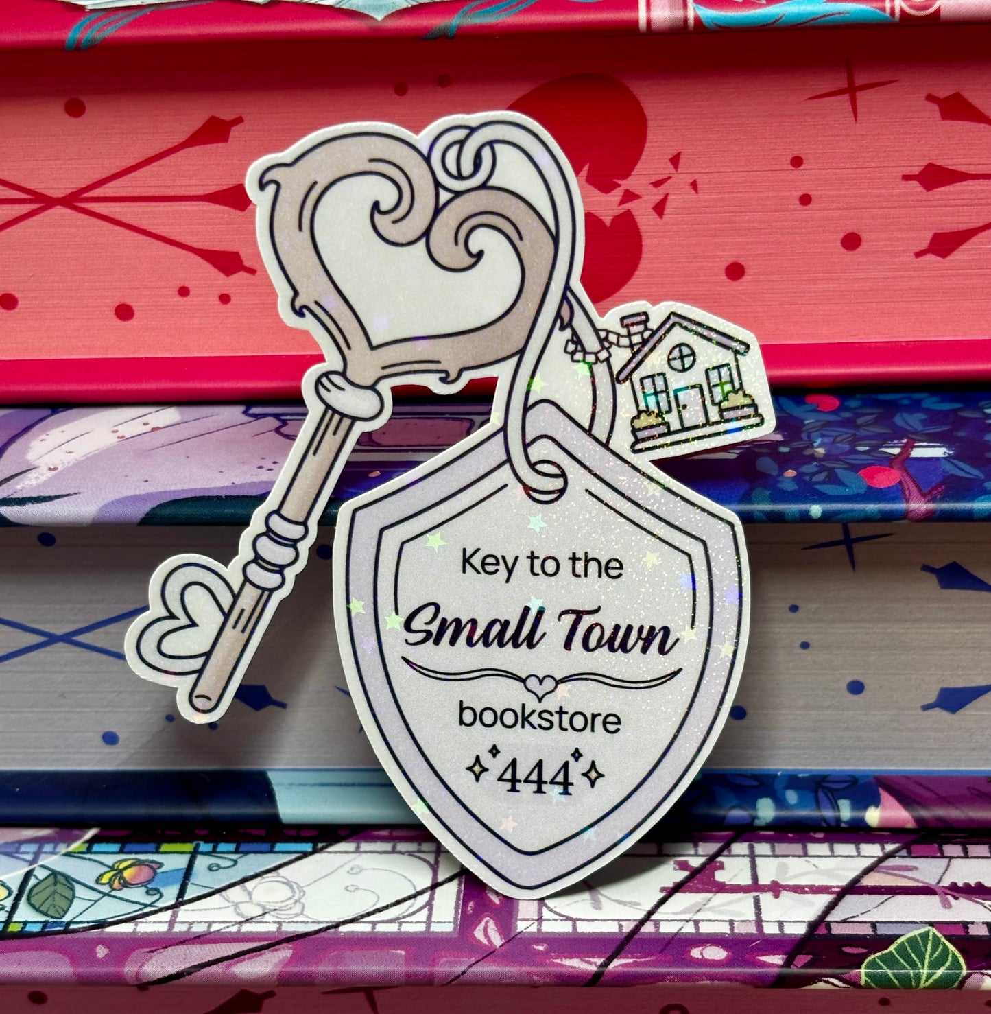Key To The Small Town Bookstore Sticker