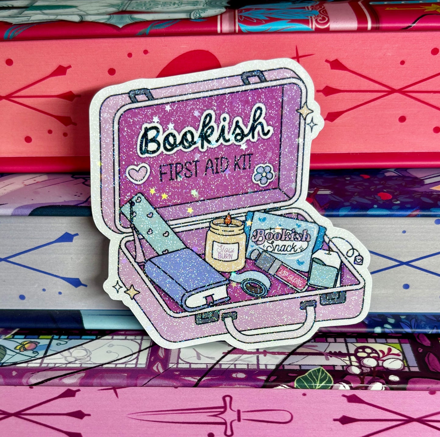 Bookish First Aid Kit Sticker