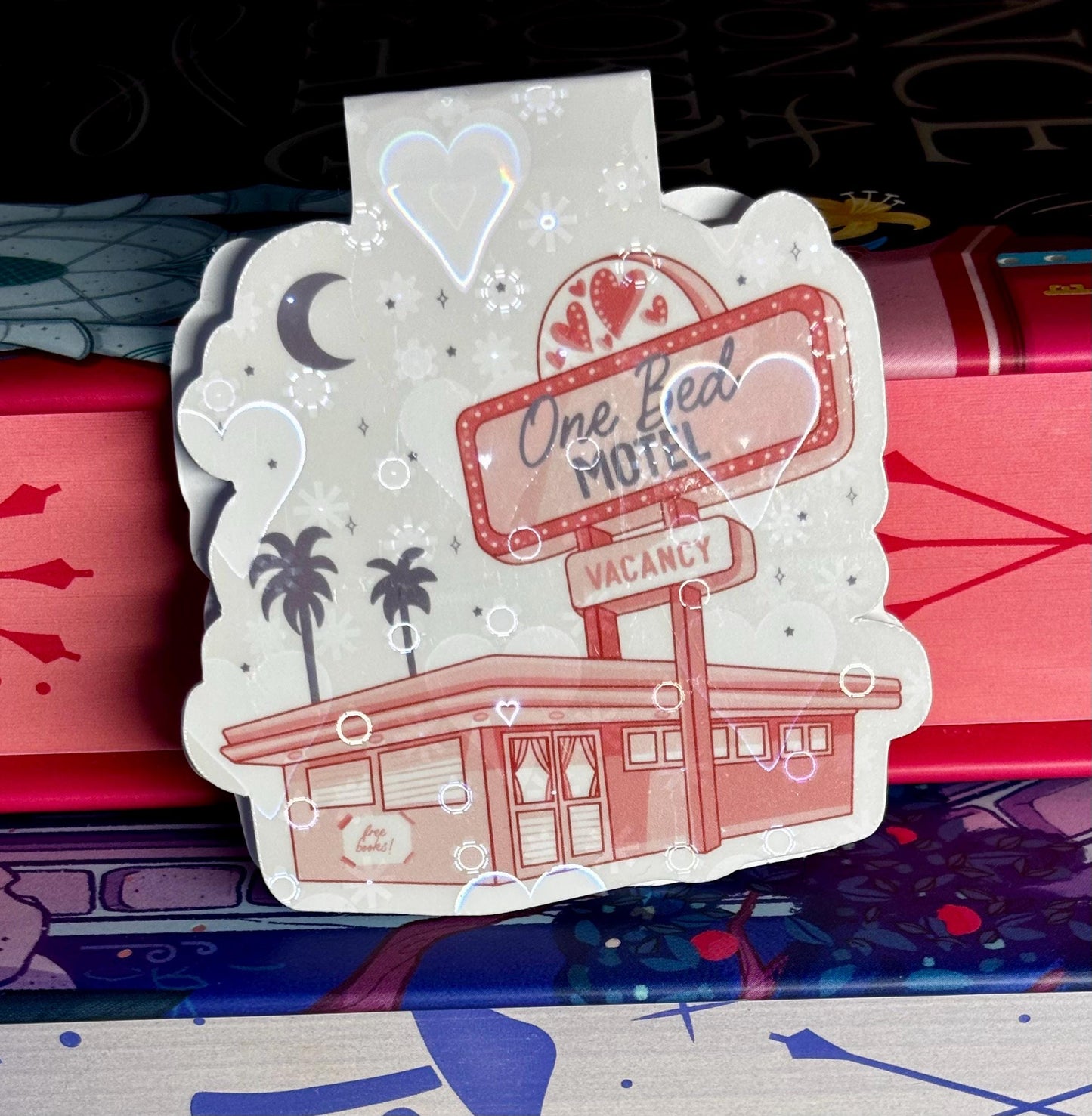 One Bed Motel Magnetic Bookmark
