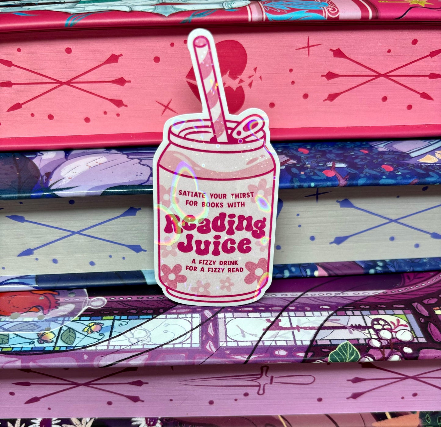 Reading Juice Can Sticker
