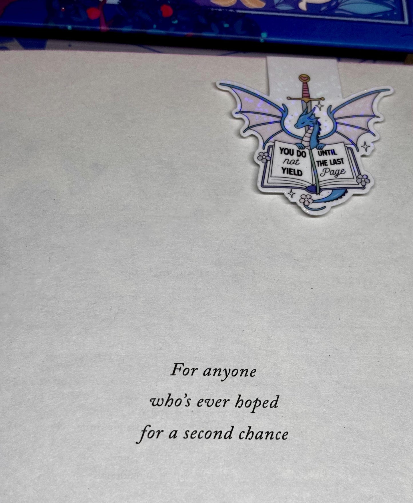 Mini You Do Not Yield Until The Last Page Magnetic Bookmark