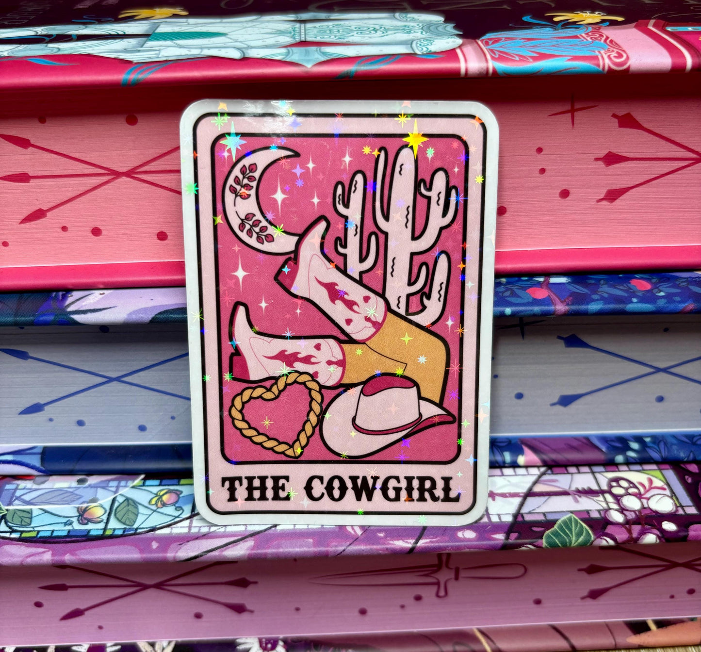 The Cowgirl Tarot Card Sticker