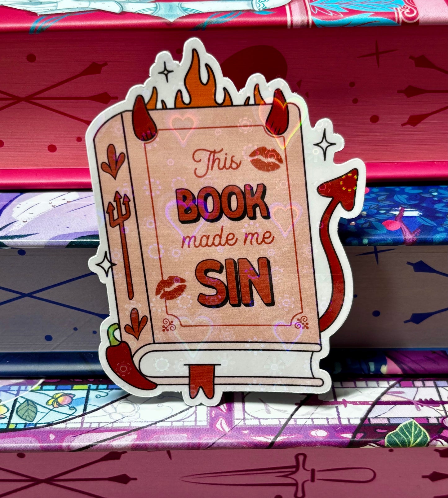 This Book Made Me Sin Sticker